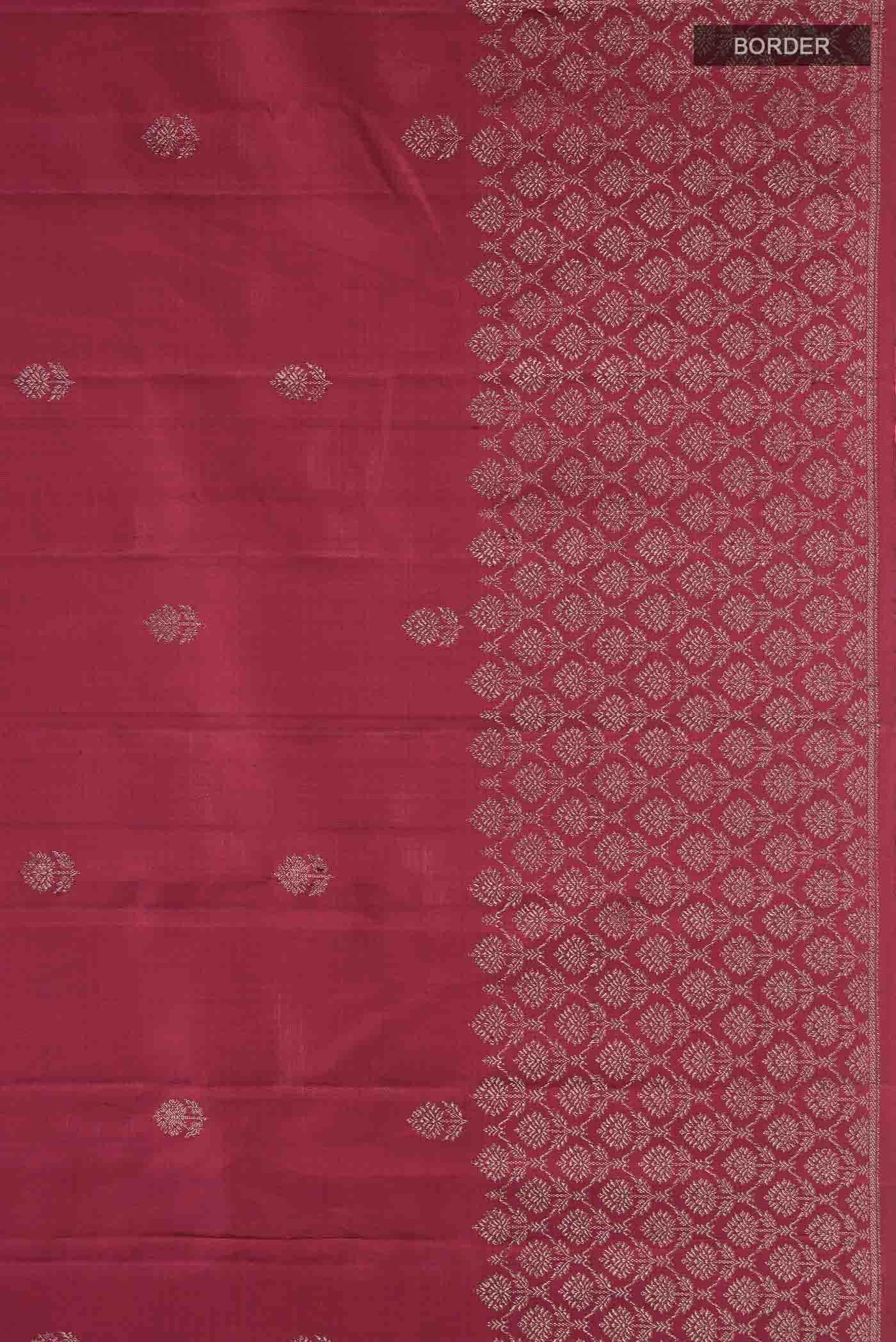 Maroon Kanchipuram Silk Saree