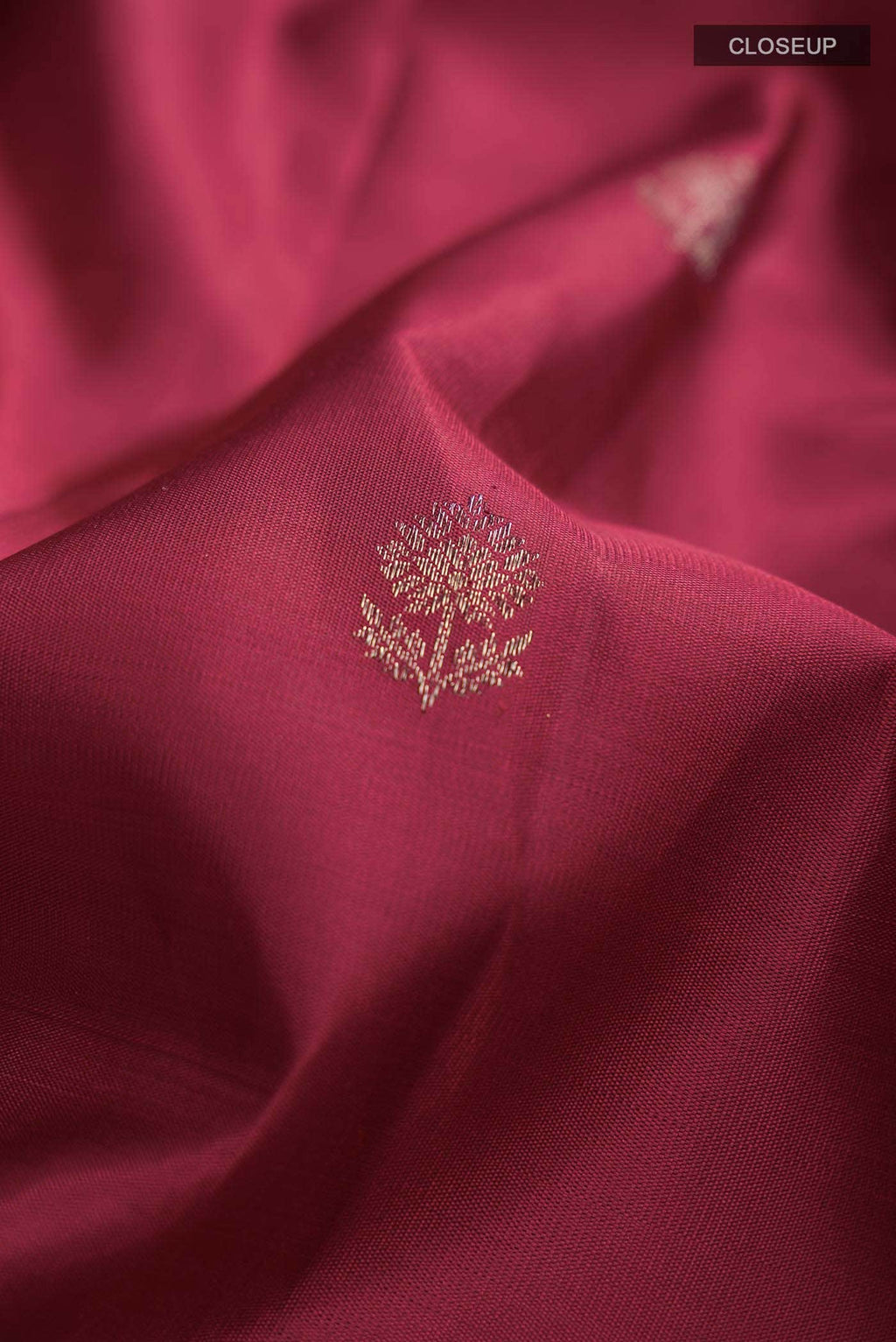 Maroon Kanchipuram Silk Saree
