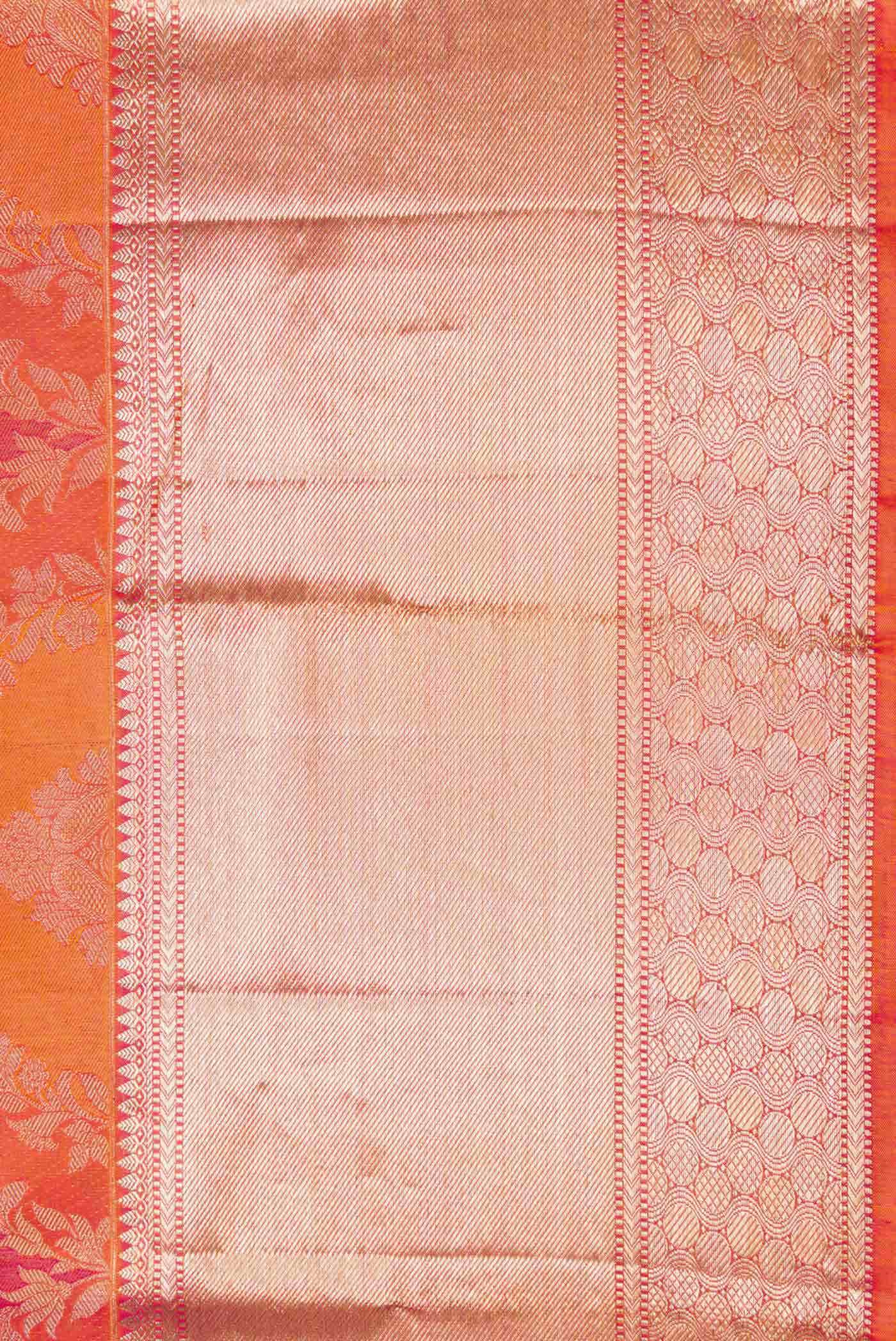 Pink Dual Tone Kanchipuram Silk Saree