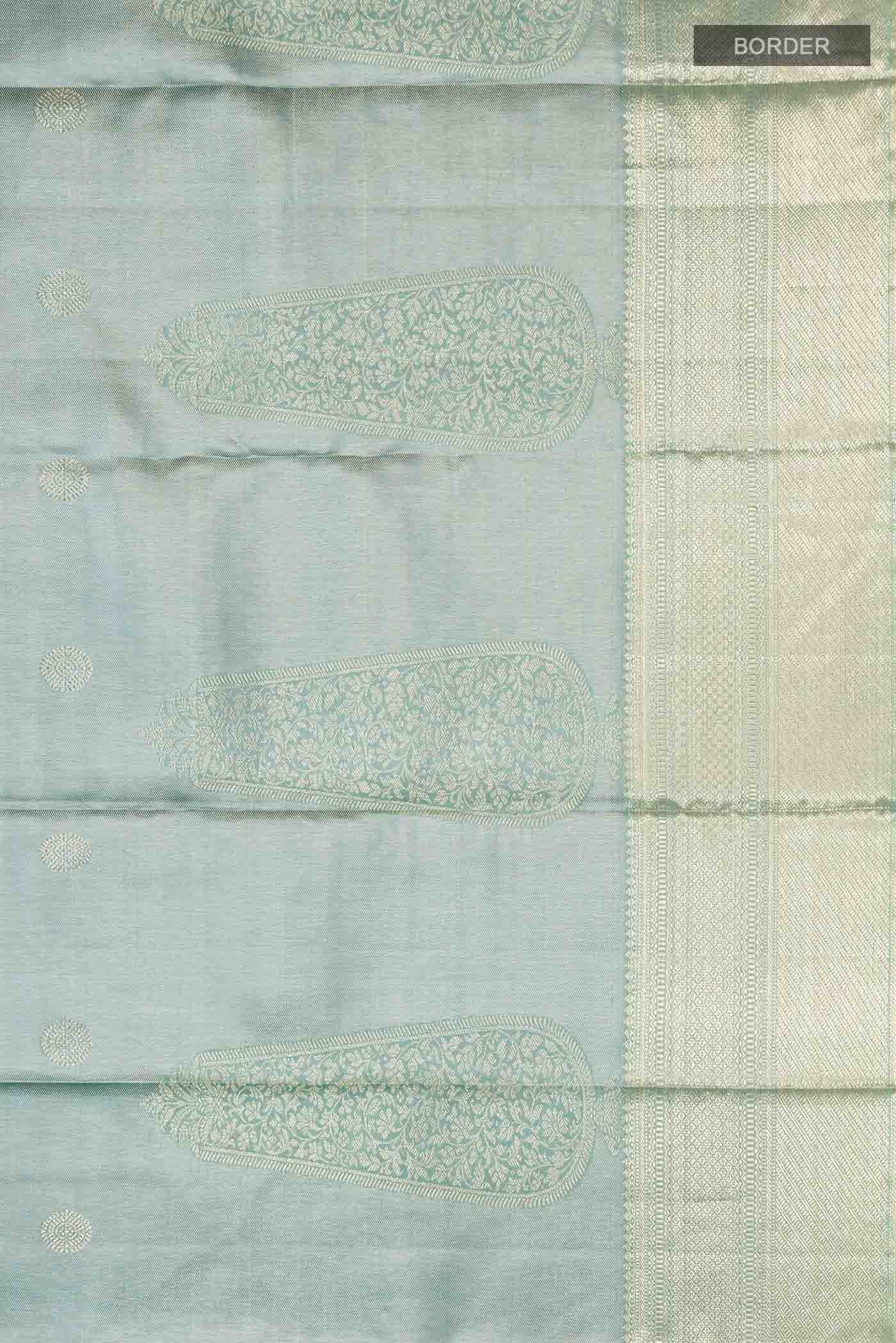 Blue Kanchipuram Silk Saree