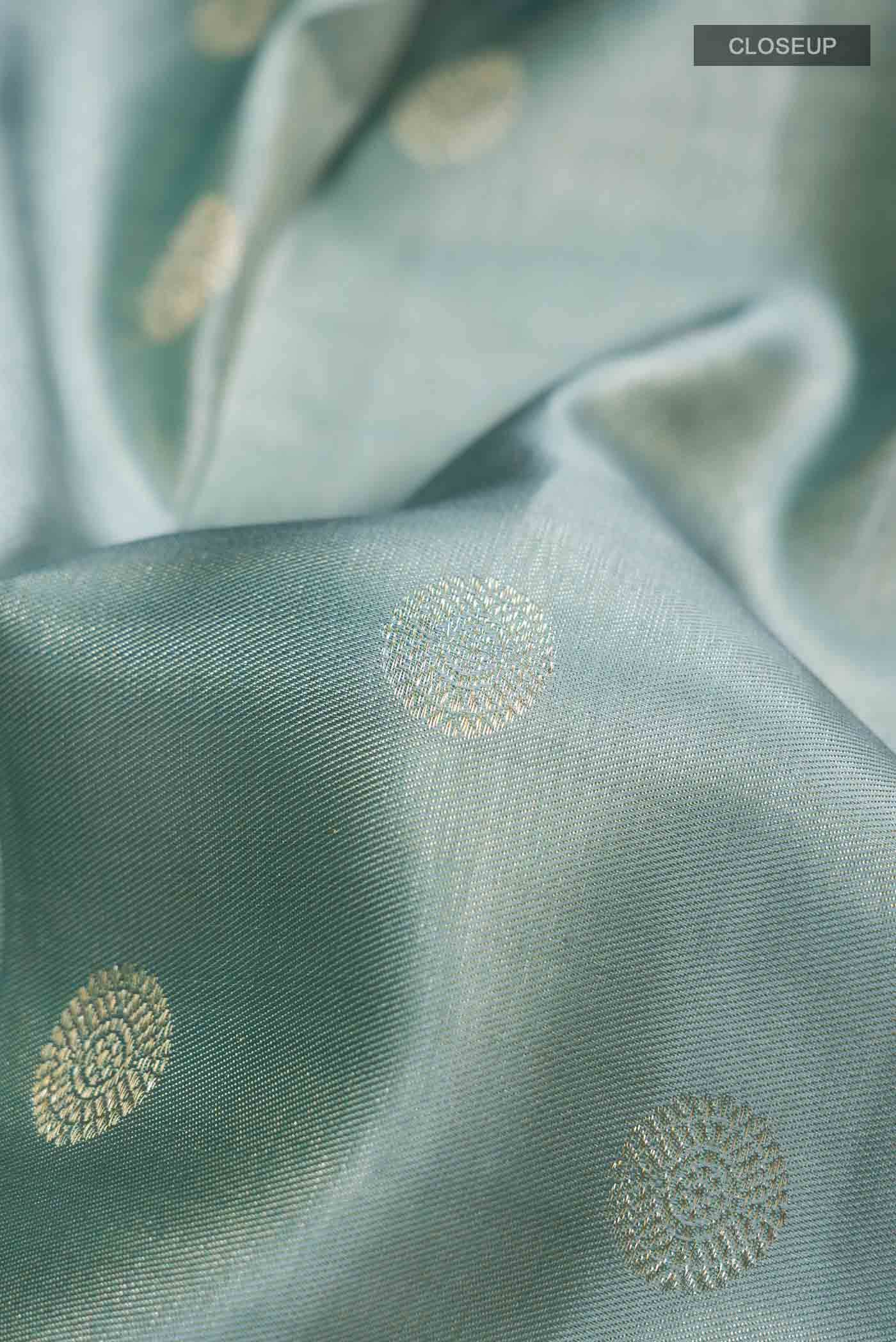 Blue Kanchipuram Silk Saree