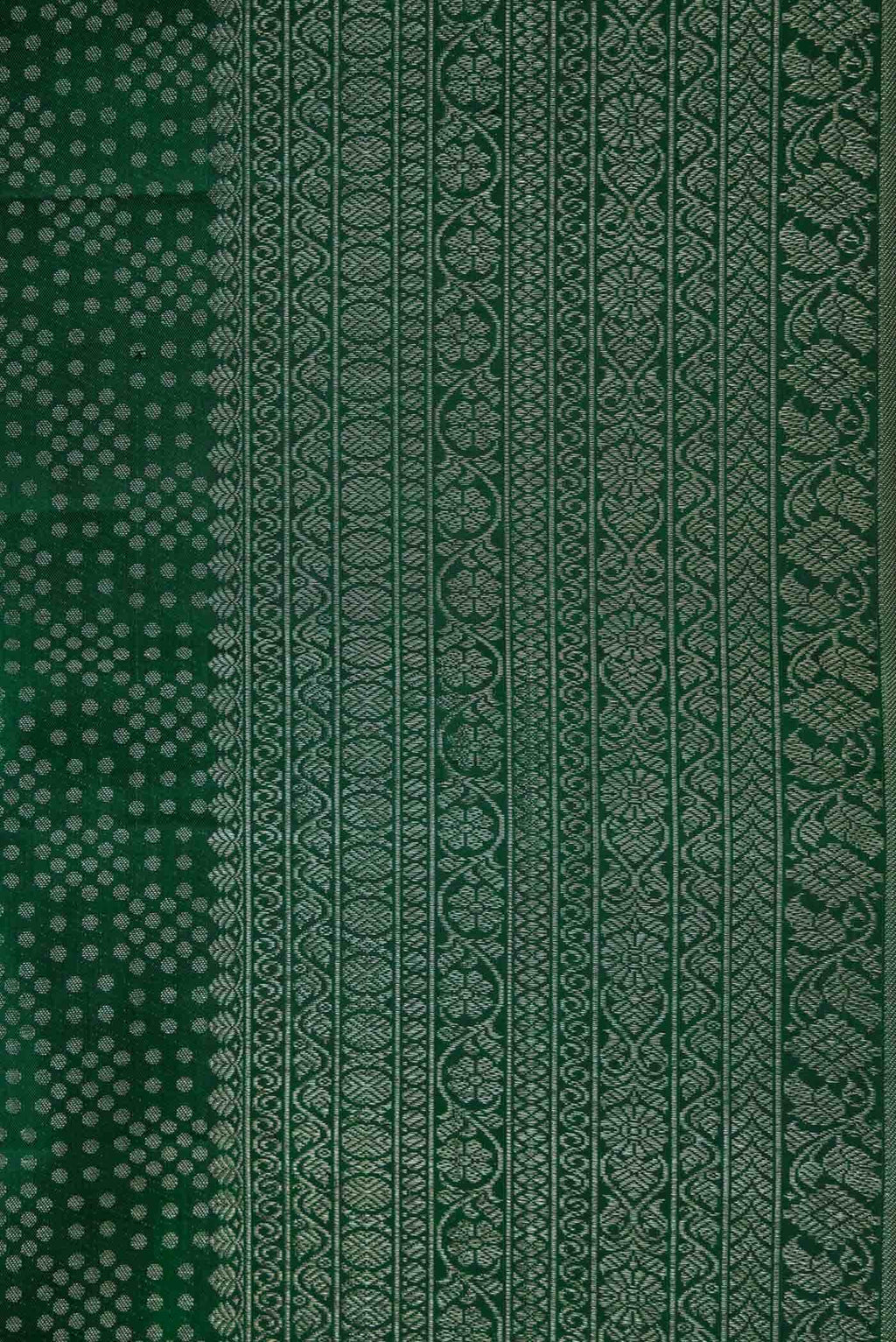 Green Dual Tone Kanchipuram Silk Saree