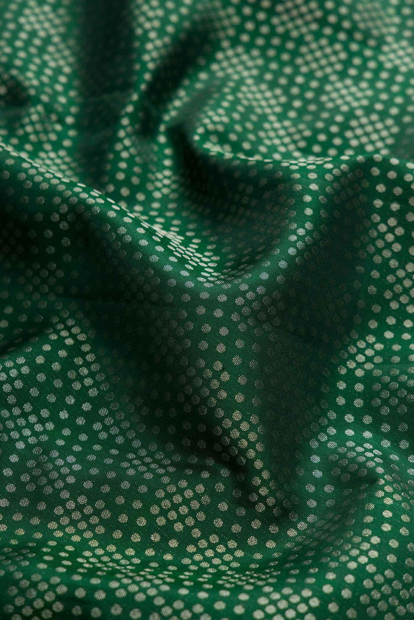 Green Dual Tone Kanchipuram Silk Saree