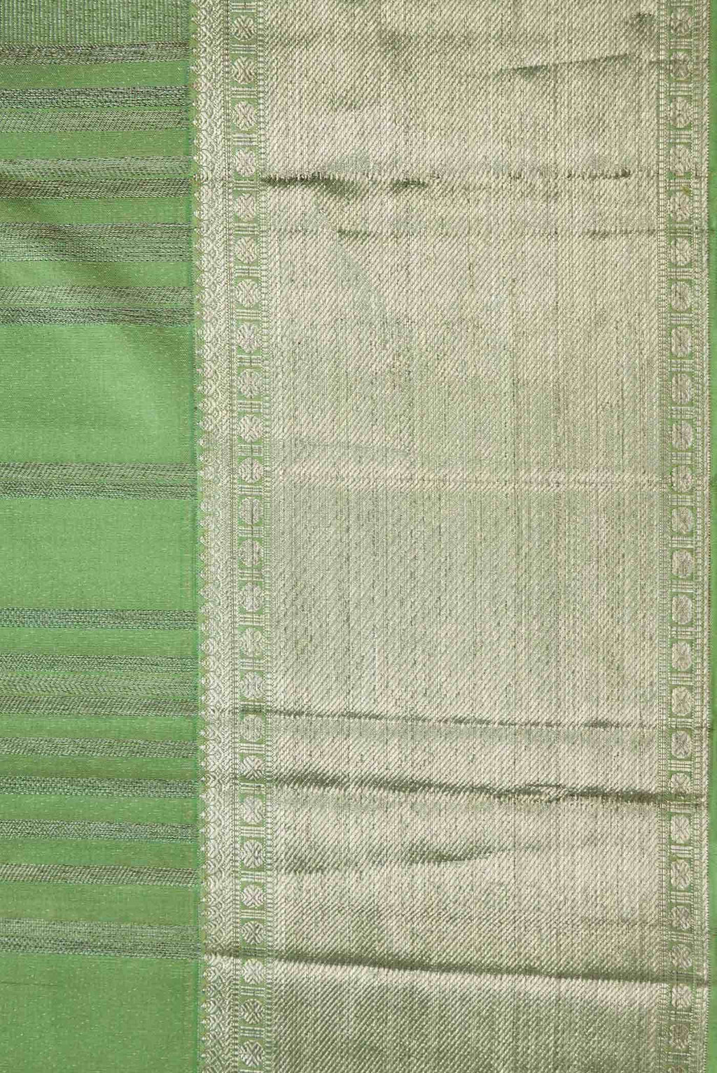 Green Dual Tone Kanchipuram Silk Saree