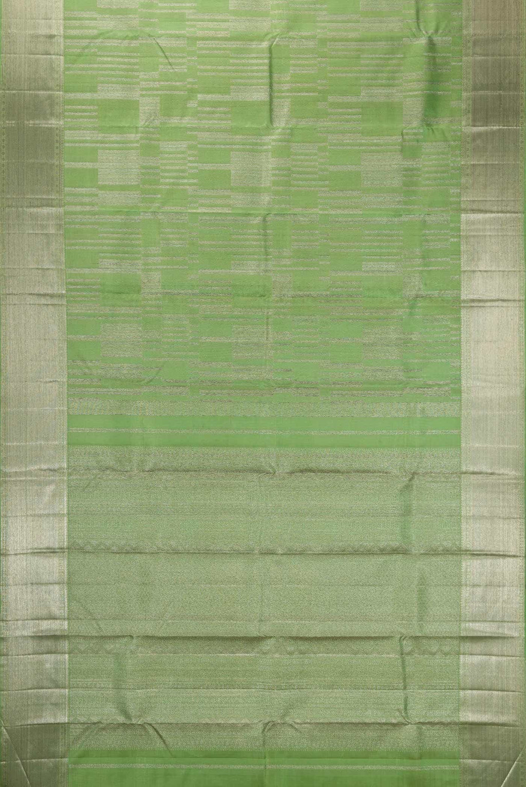 Green Dual Tone Kanchipuram Silk Saree