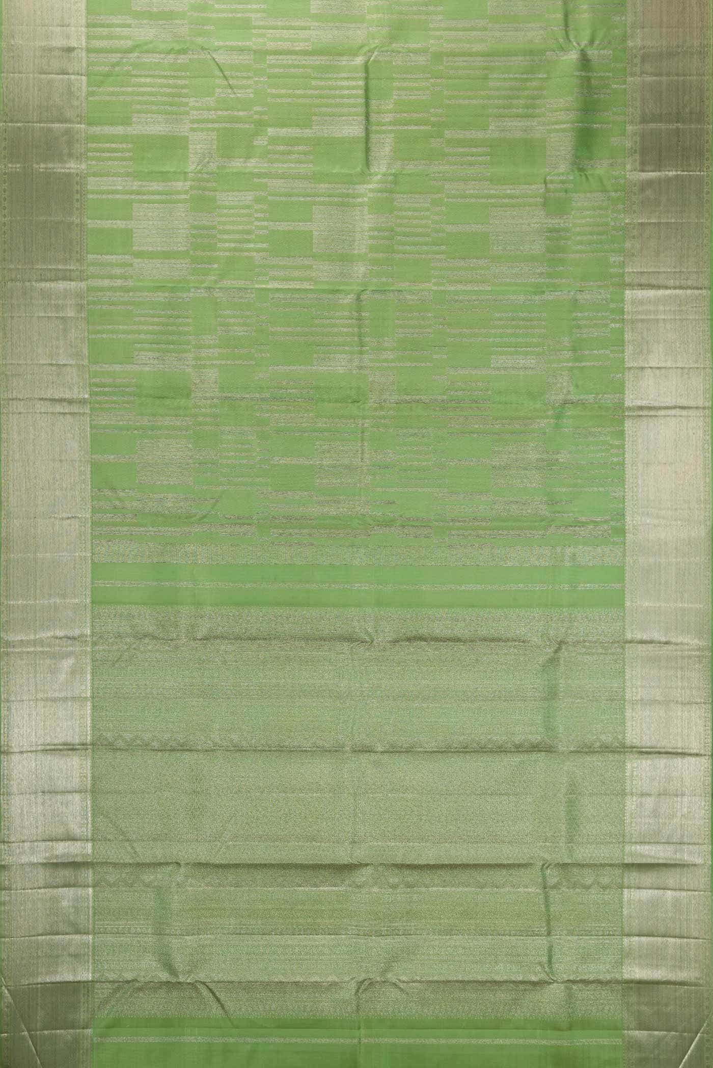 Green Dual Tone Kanchipuram Silk Saree