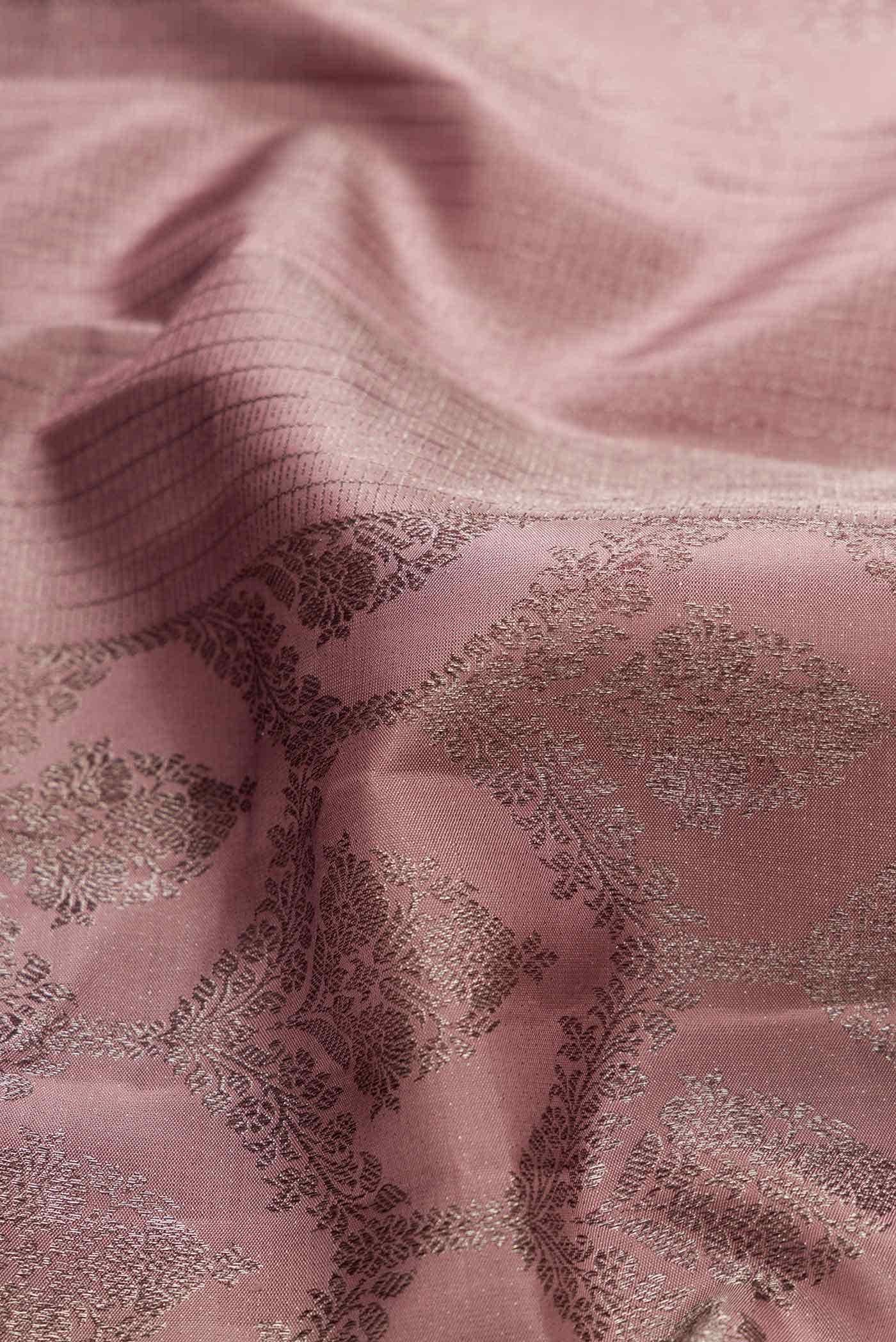 Brown Dual Tone Kanchipuram Silk Saree