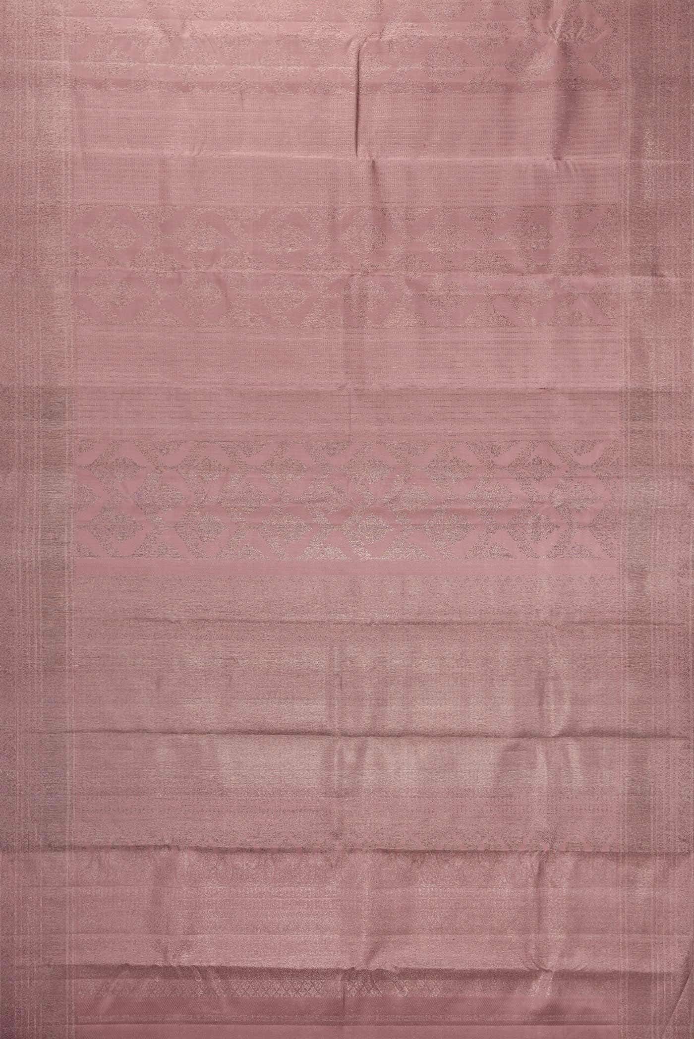 Brown Dual Tone Kanchipuram Silk Saree