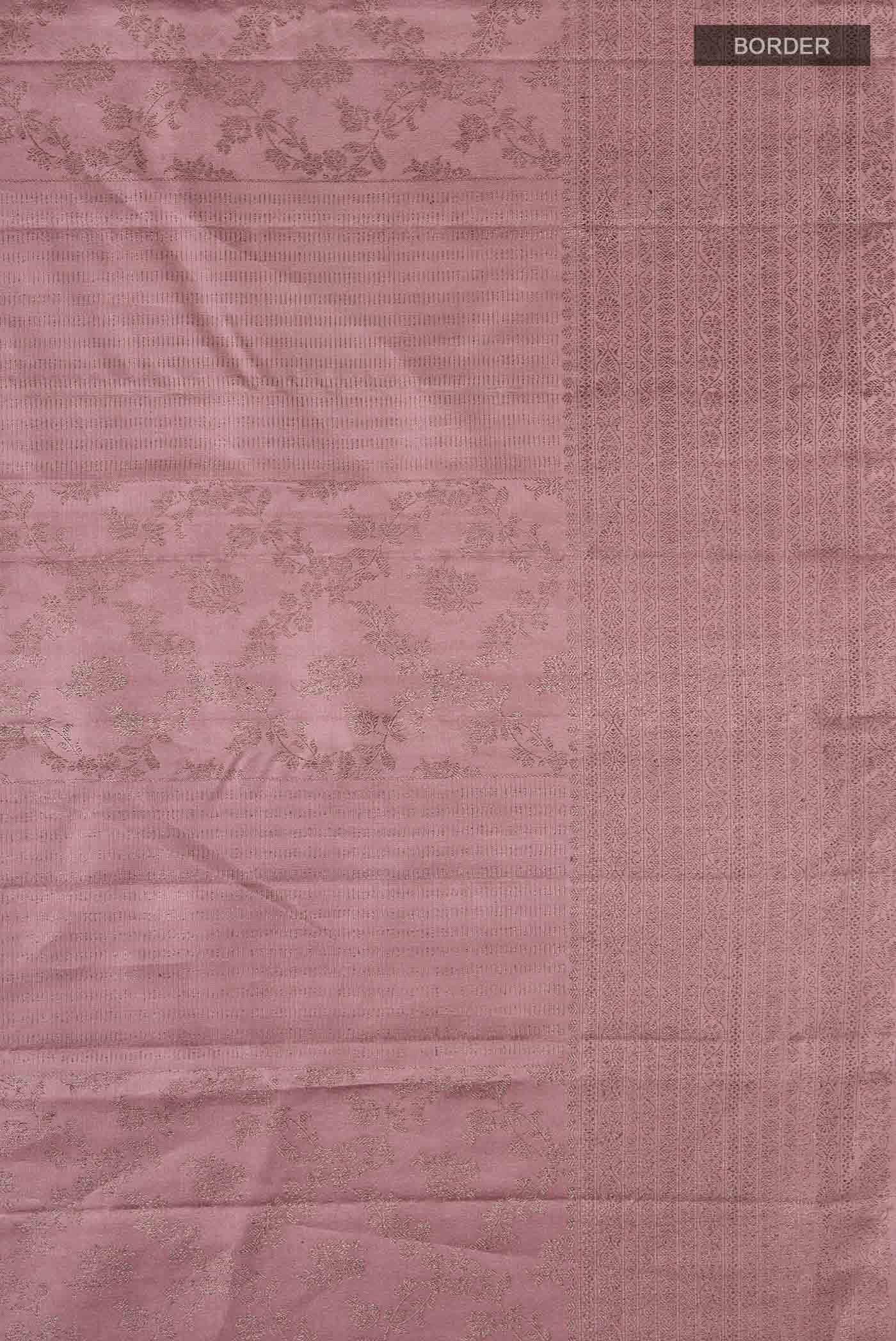 Mauve Kanchipuram Silk Saree