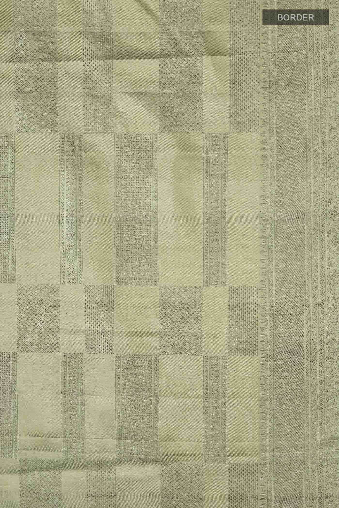 Sage Green Kanchipuram Silk Saree
