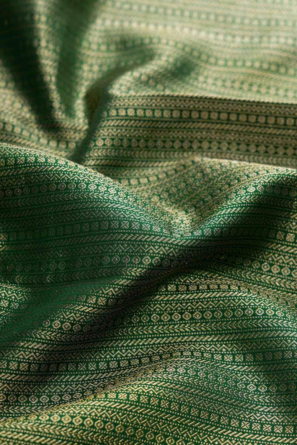 Green Dual Tone Kanchipuram Silk Saree