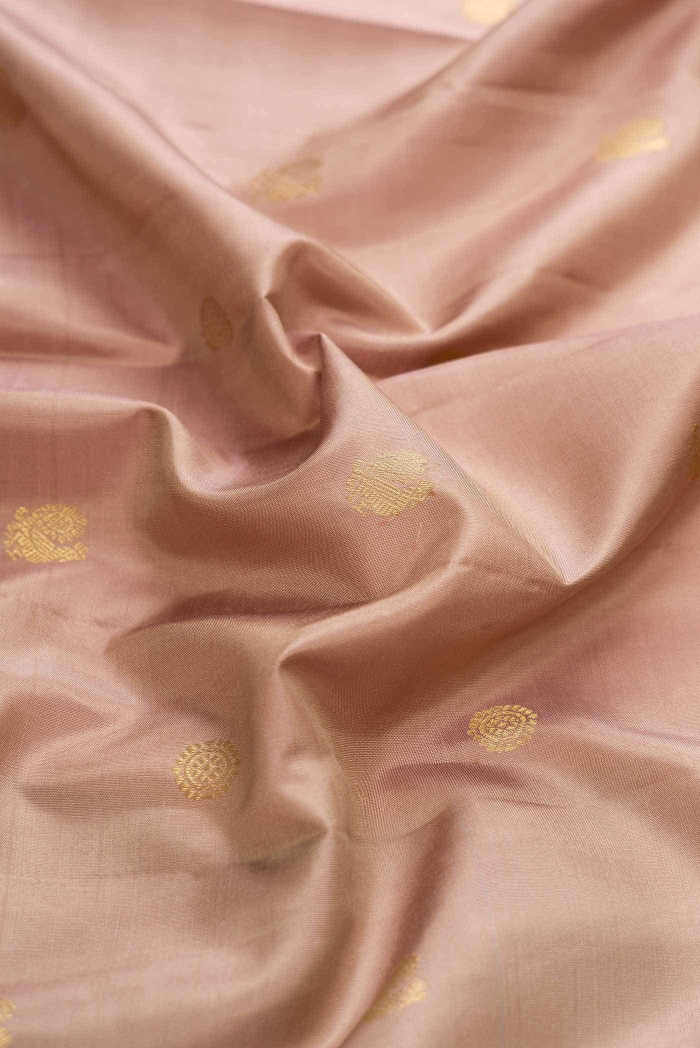Bronze Dual Tone Kanchipuram Silk Saree