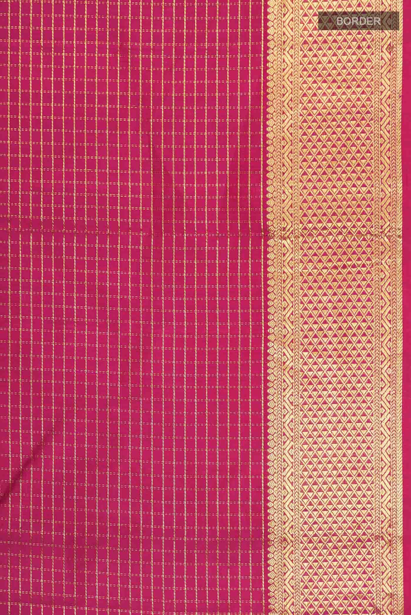 Pink Kanchipuram Silk Saree