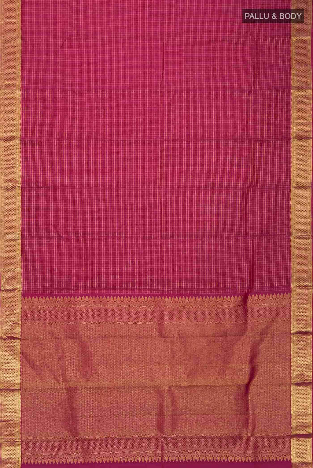 Pink Kanchipuram Silk Saree