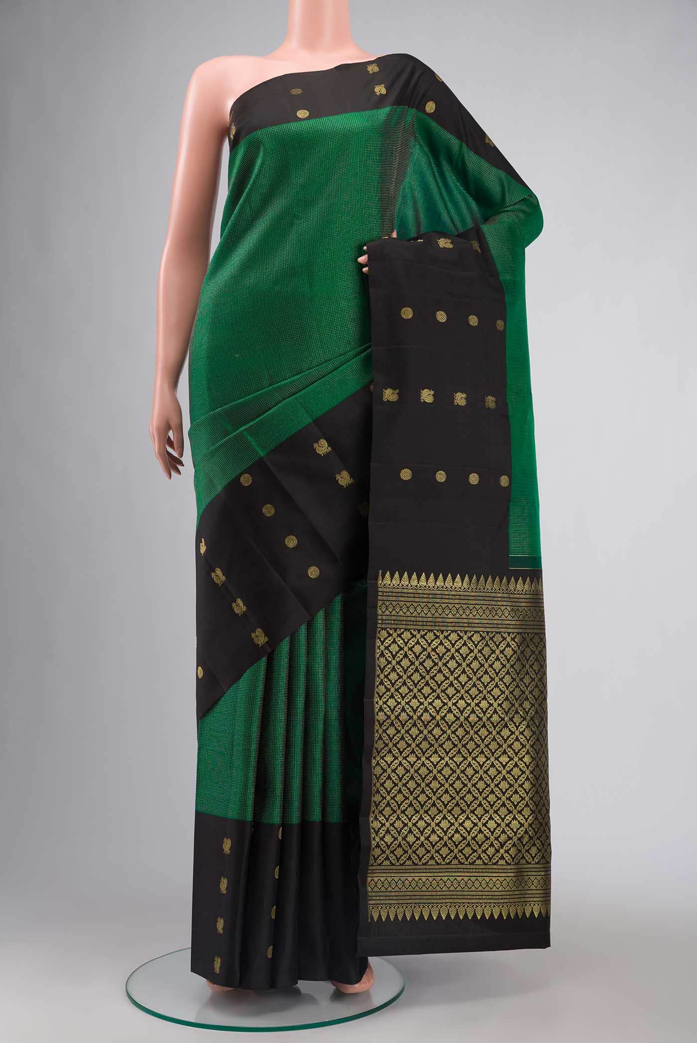 Green Kanchipuram Silk Saree