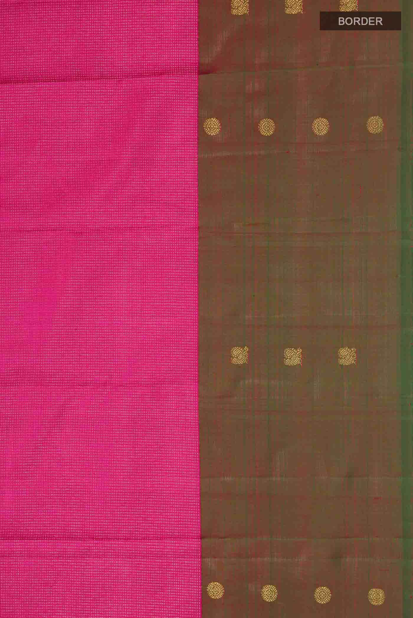 Pink Kanchipuram Silk Saree