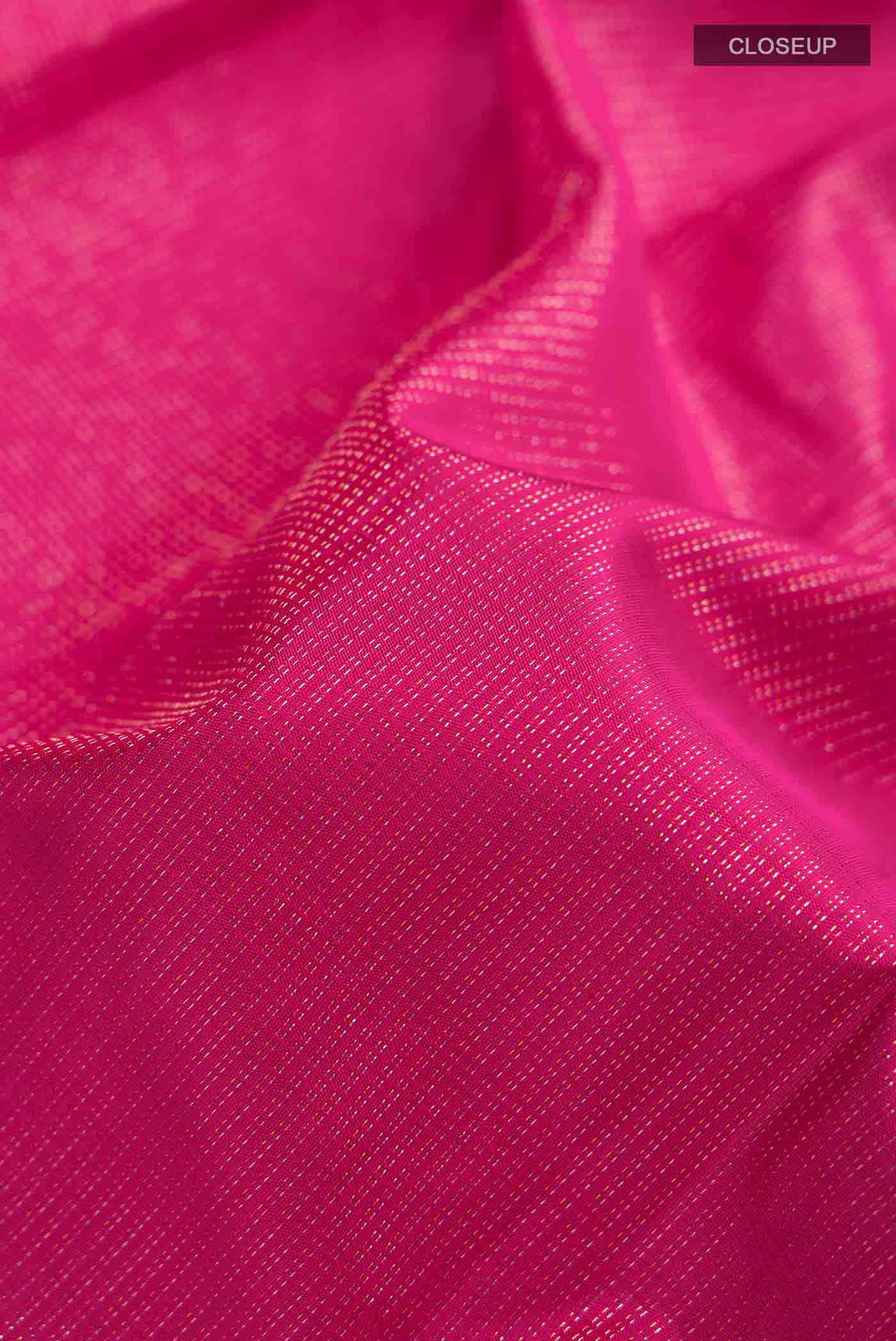 Pink Kanchipuram Silk Saree