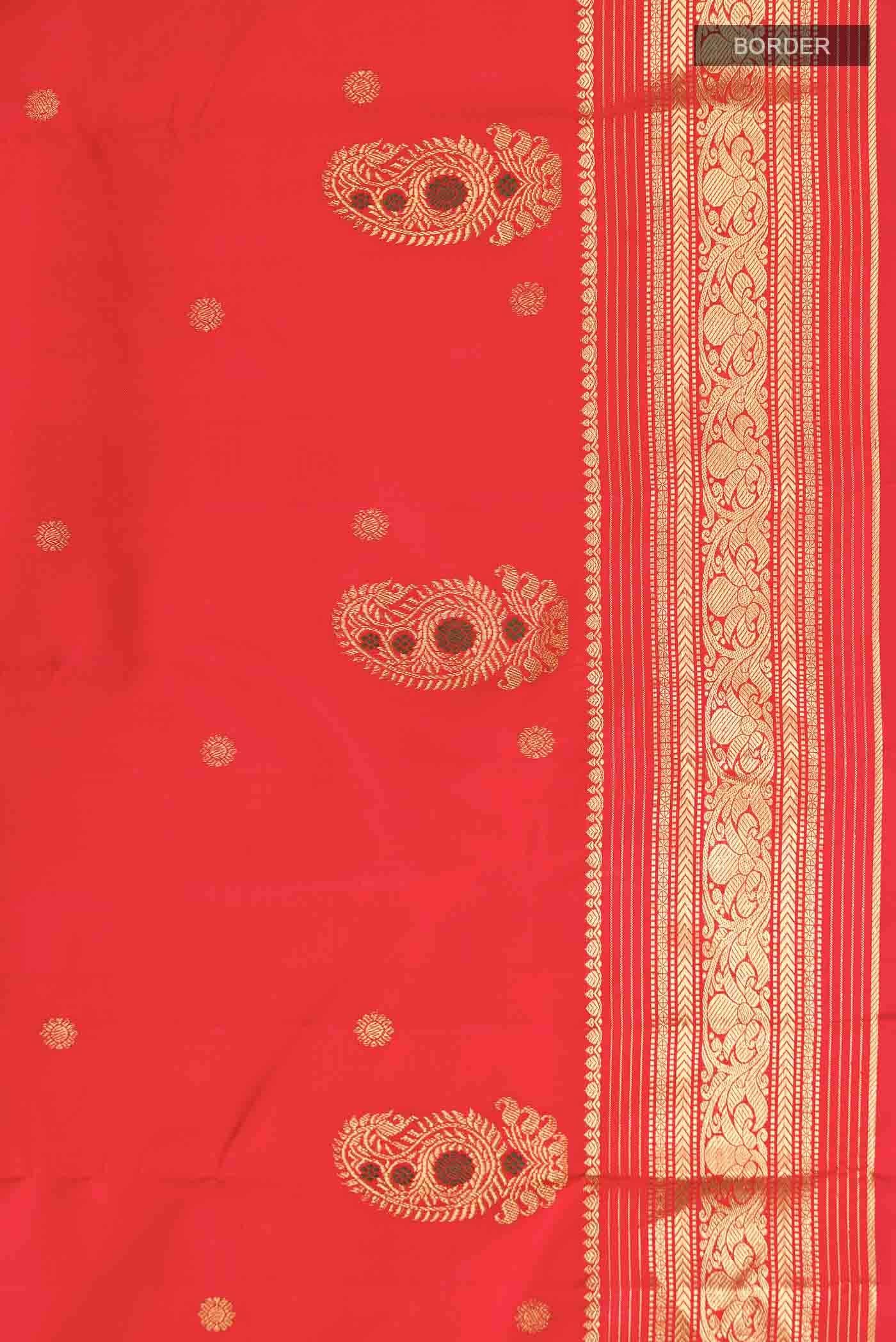 Red Kanchipuram Silk Saree