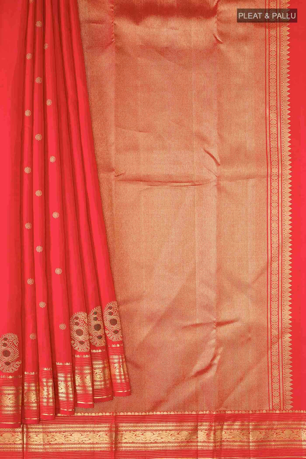 Red Kanchipuram Silk Saree