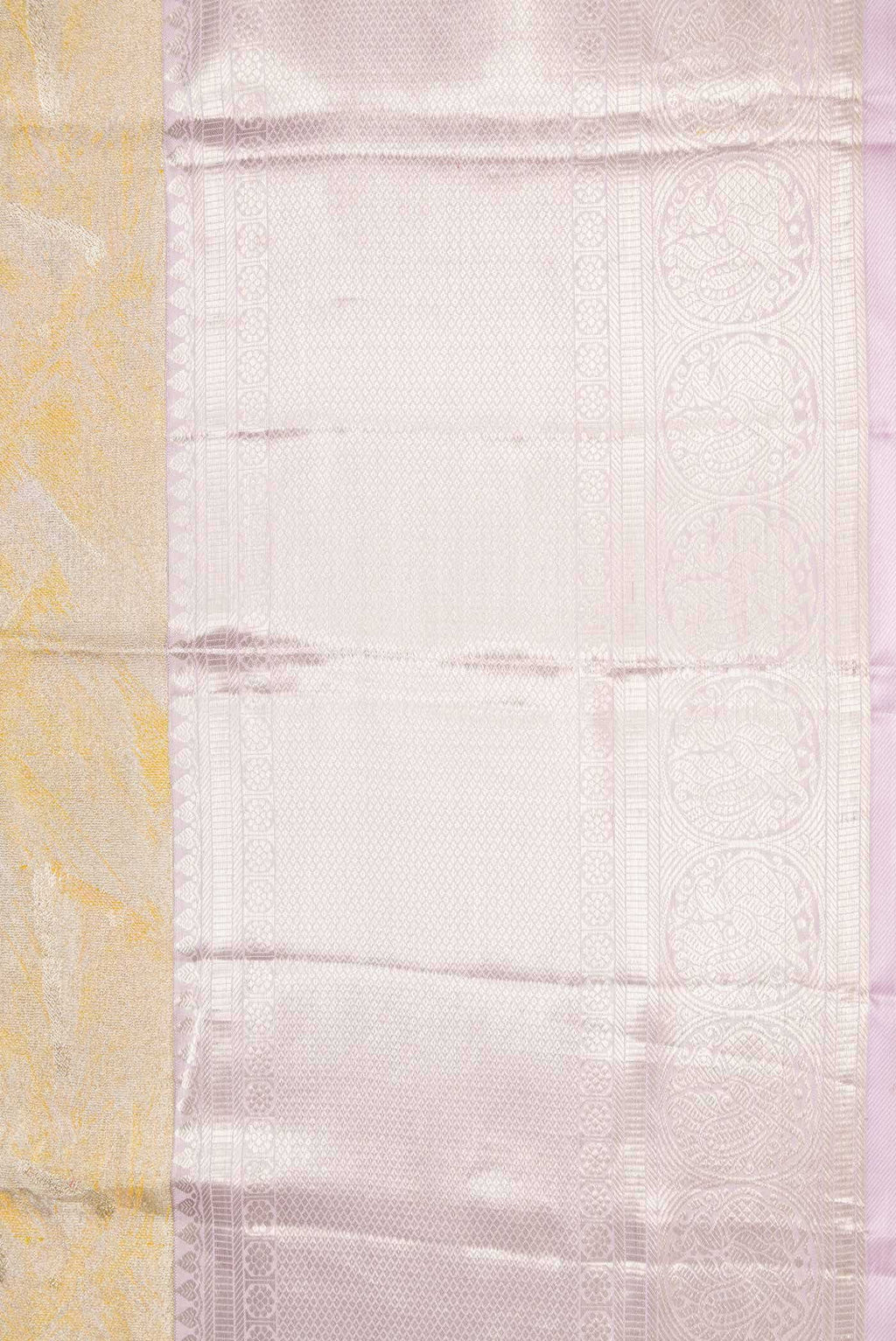Sandal Dual Tone Kanchipuram Tissue Silk Saree