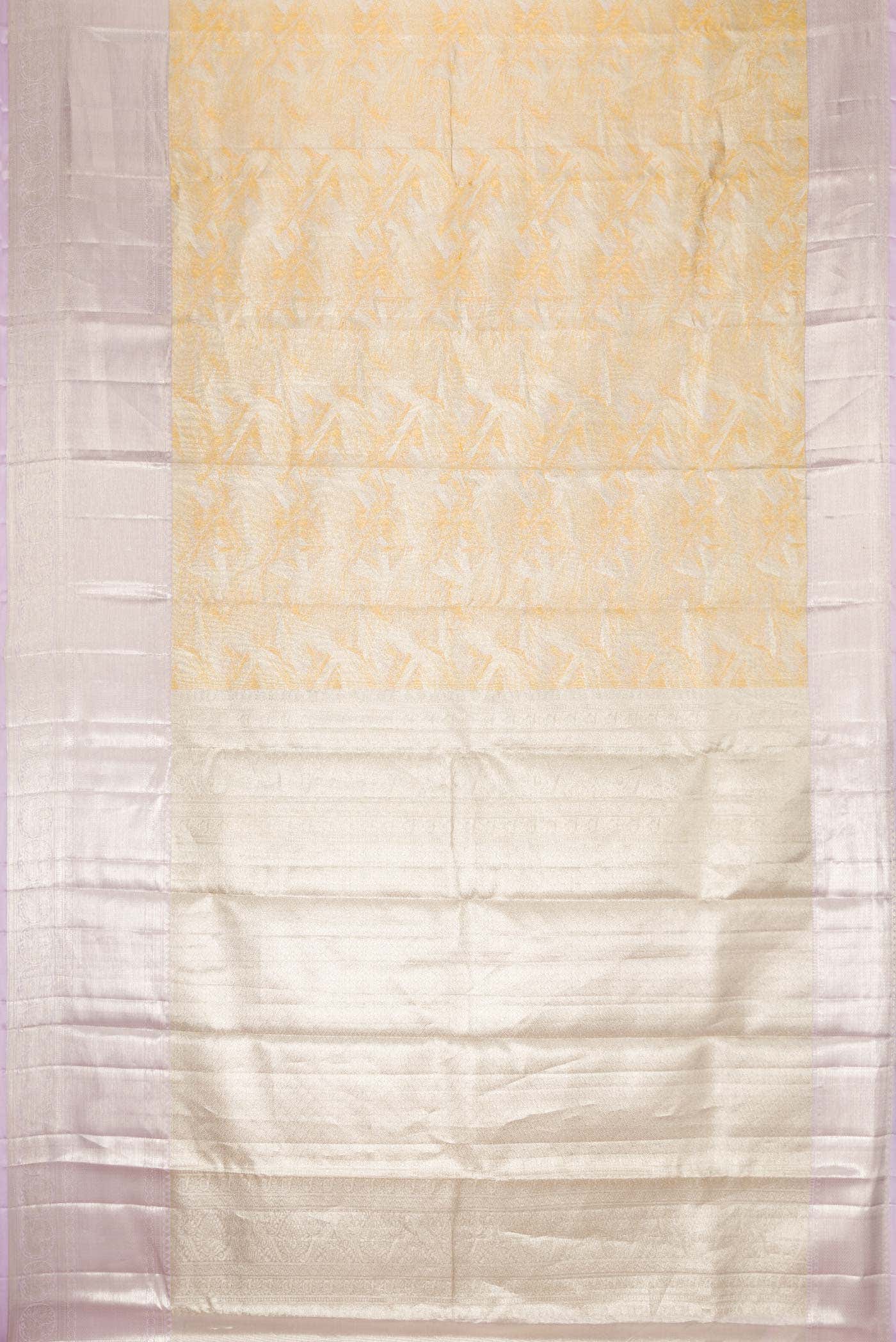 Sandal Dual Tone Kanchipuram Tissue Silk Saree
