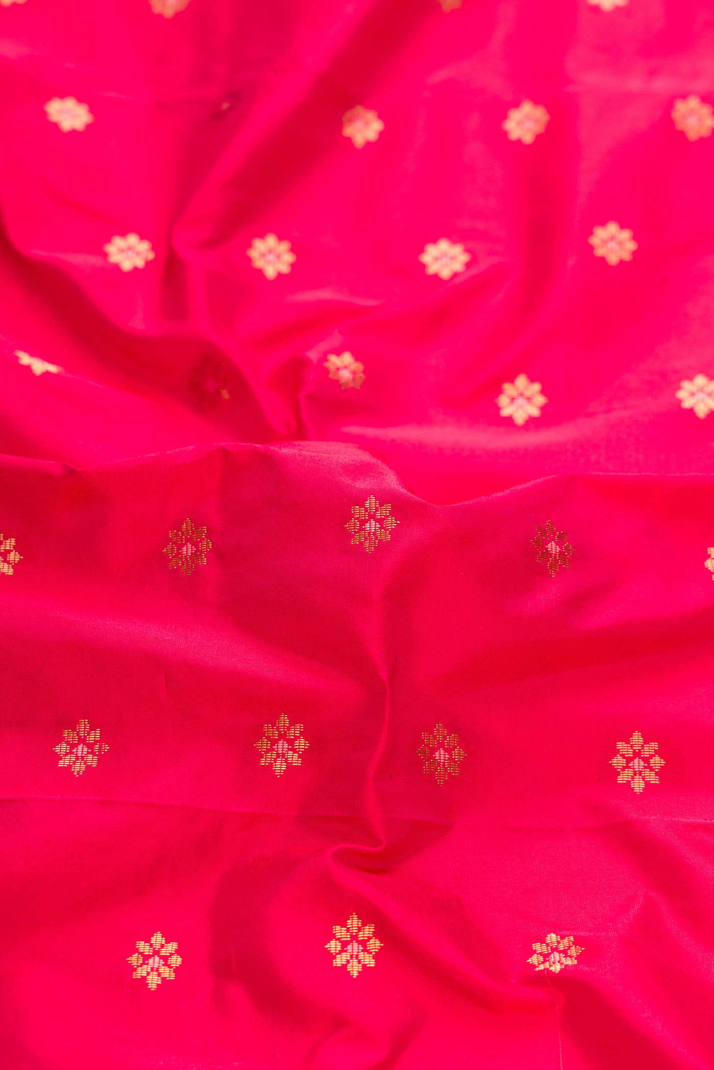 Imperial Red Dual Tone Paithani Silk Saree