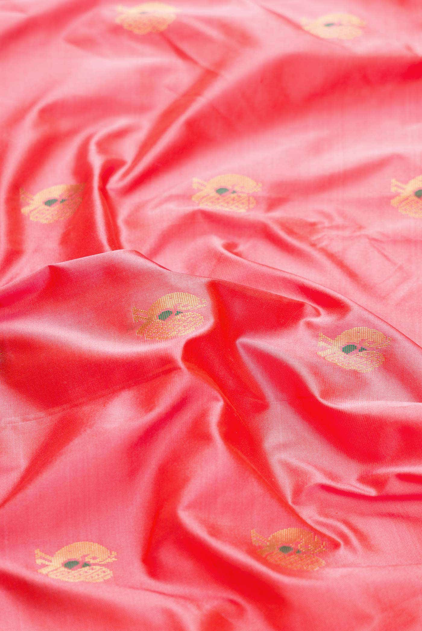 Pink Dual Tone Paithani Silk Saree