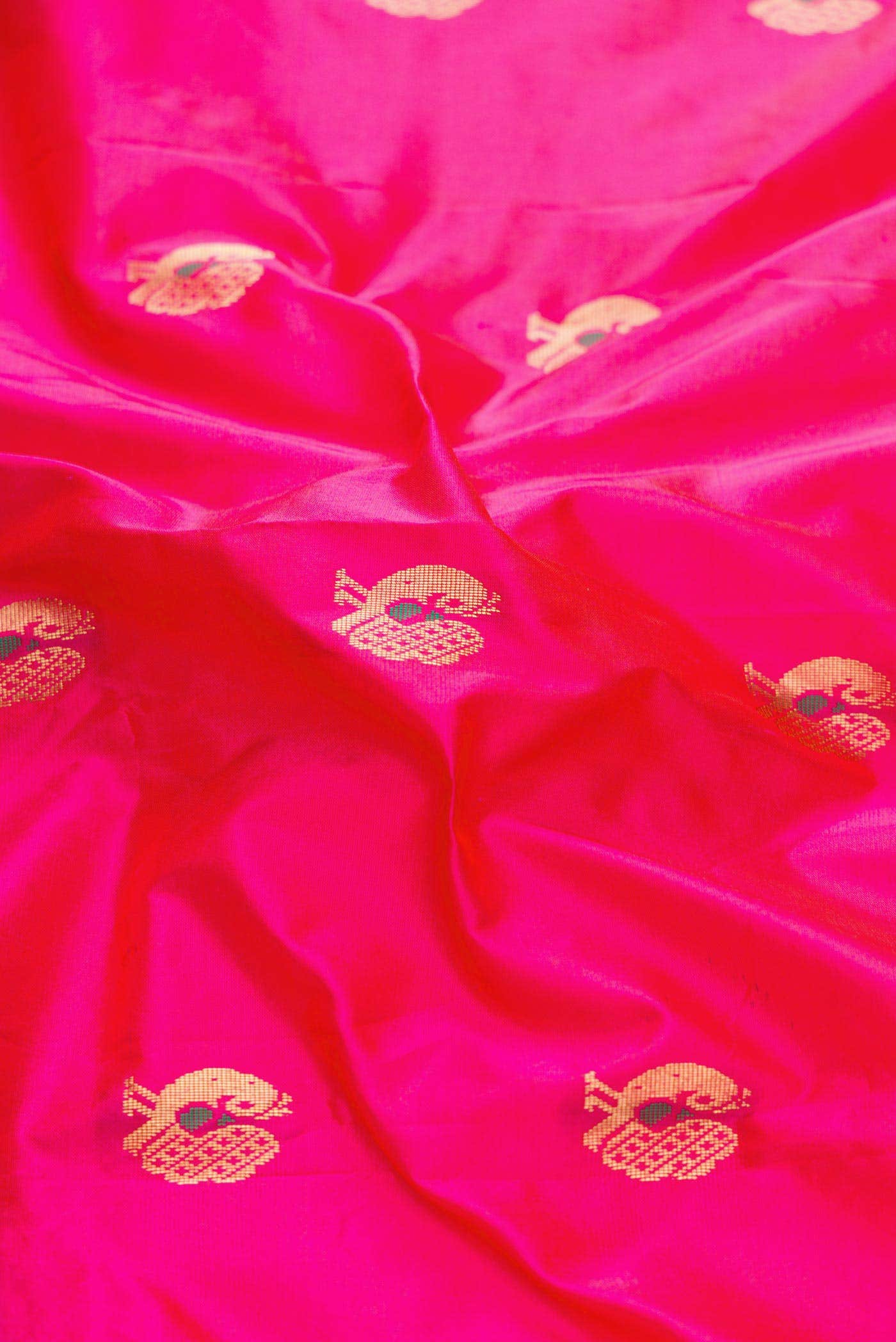 Pink Dual Tone Paithani Silk Saree