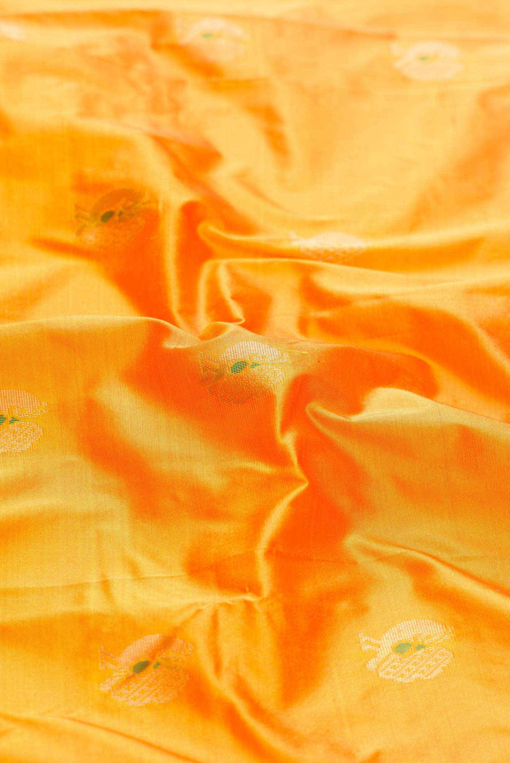 Yellow Dual Tone Paithani Silk Saree