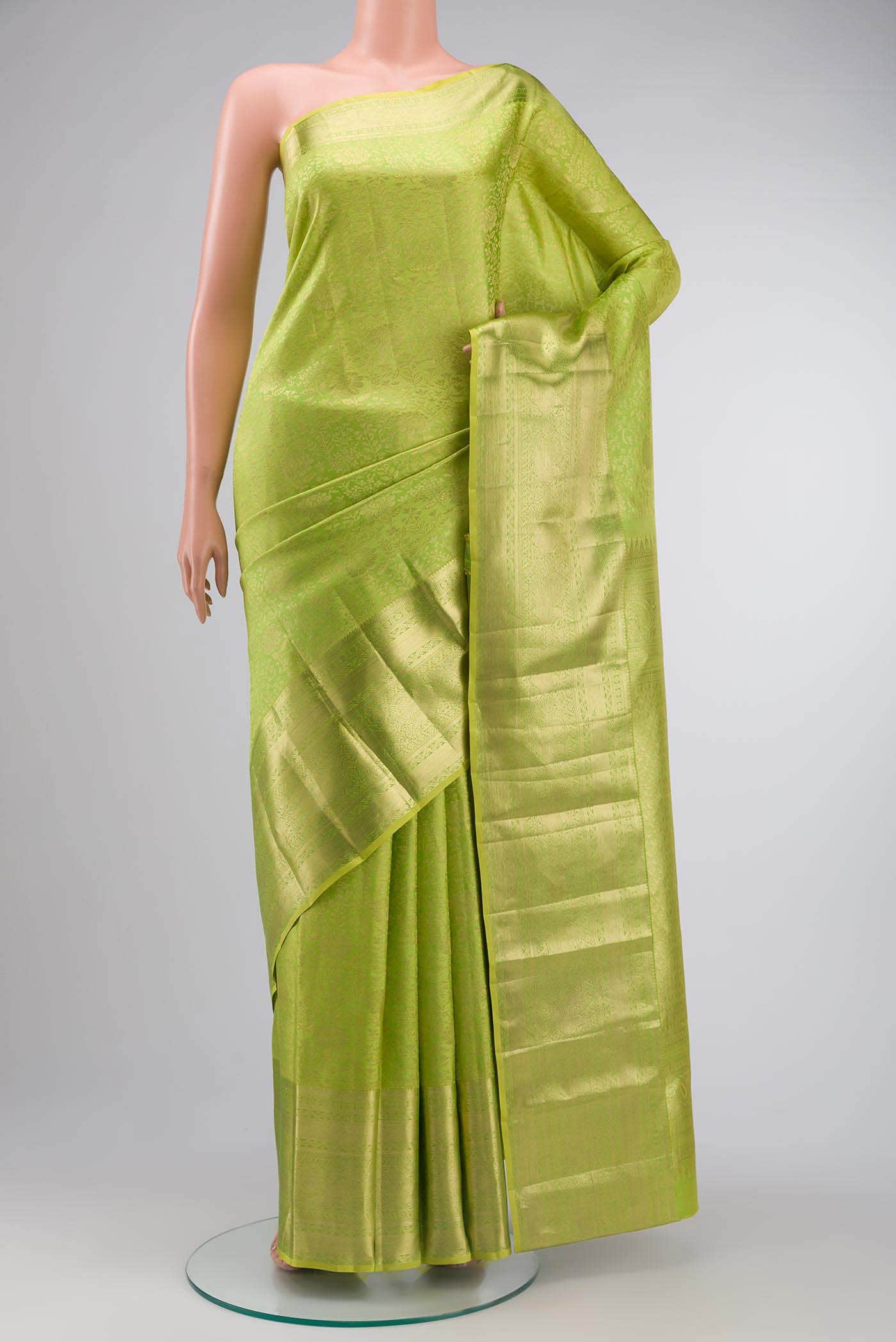 Green Kanchipuram Silk Saree