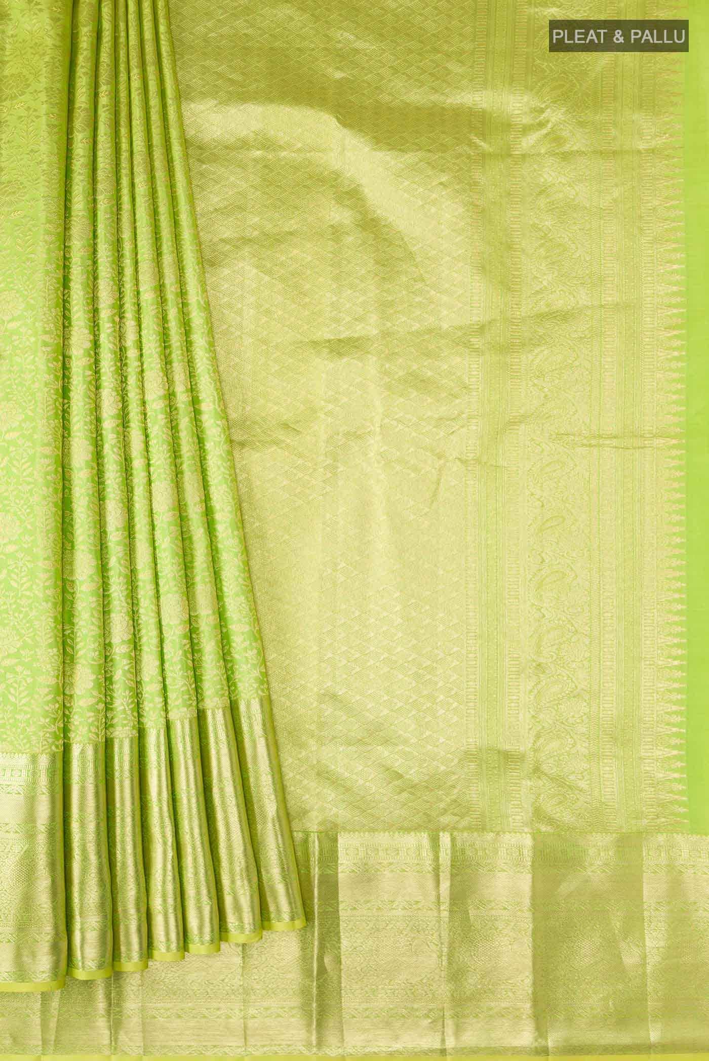 Green Kanchipuram Silk Saree