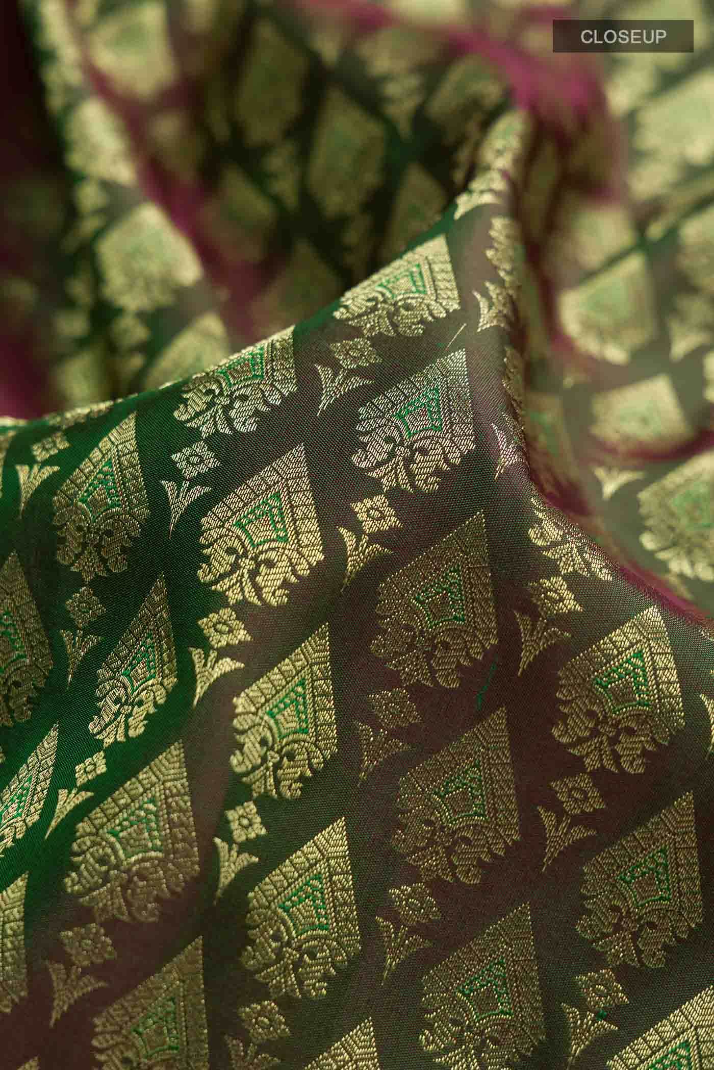 Green Kanchipuram Silk Saree