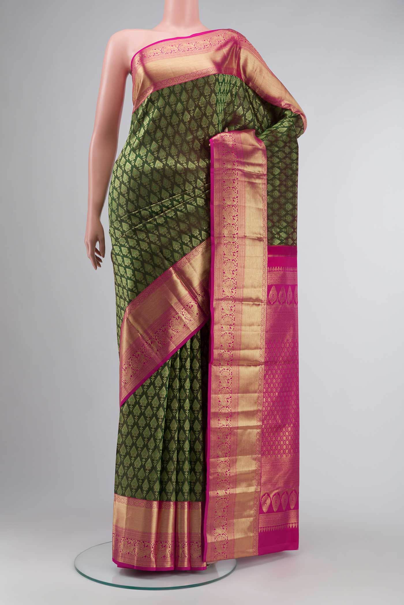 Green Kanchipuram Silk Saree