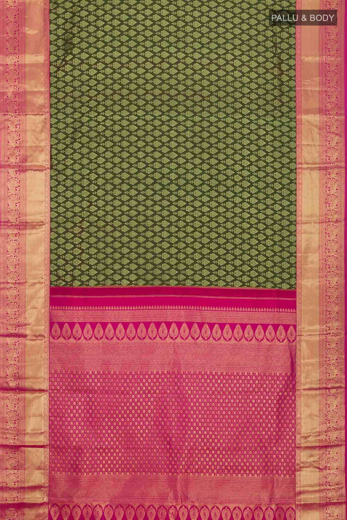 Green Kanchipuram Silk Saree