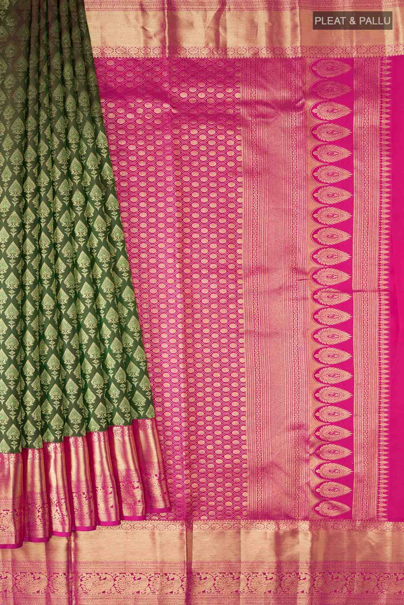 Green Kanchipuram Silk Saree