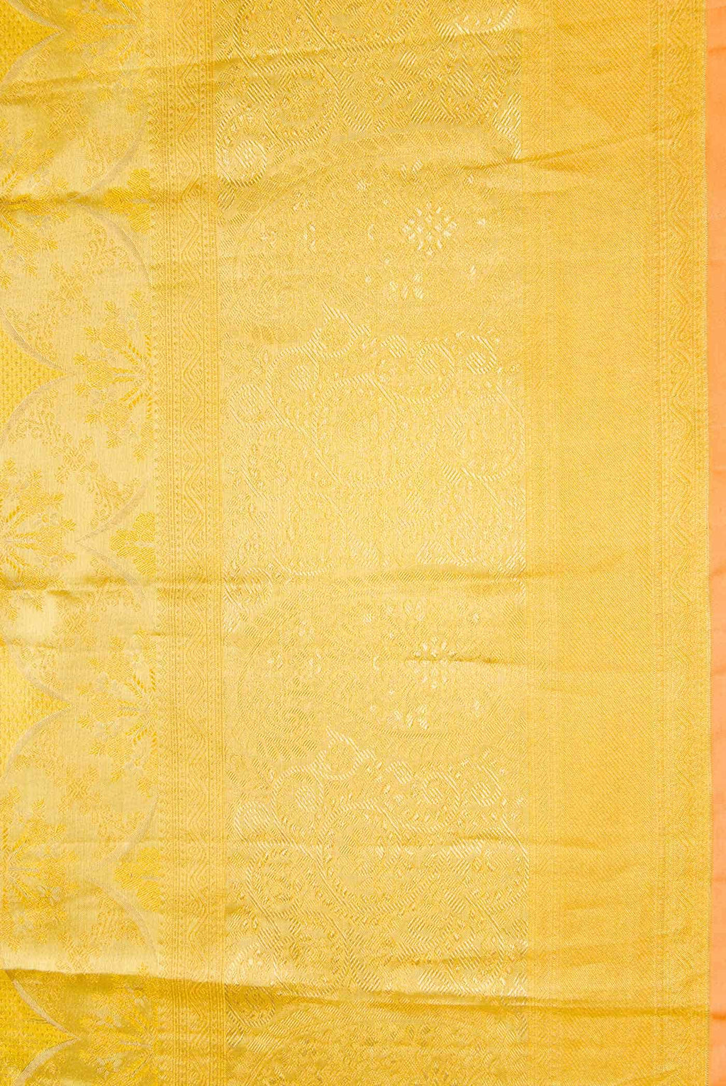 Gold Dual Tone Kanchipuram Tissue Silk Saree
