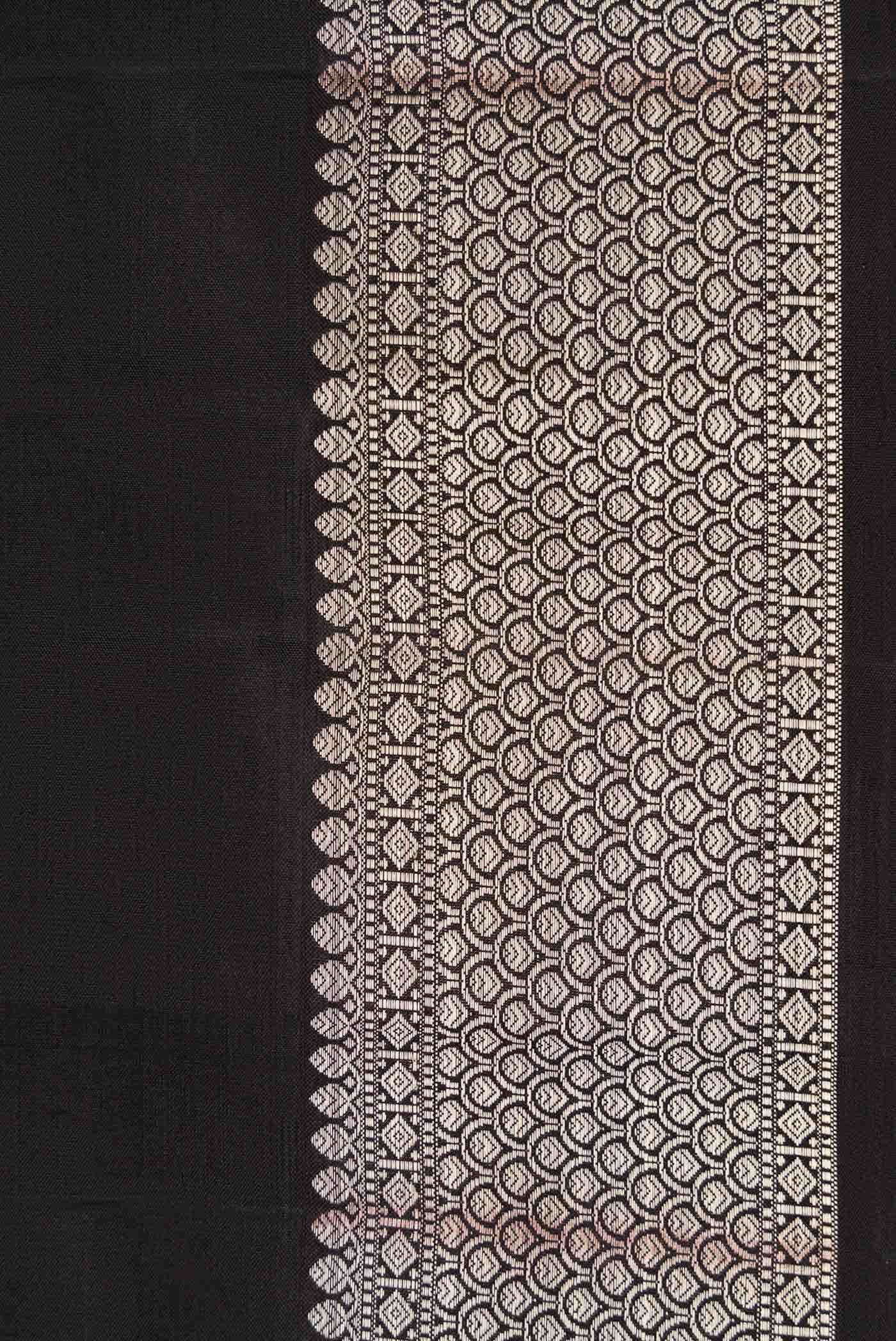 Black Kanchipuram Silk Saree