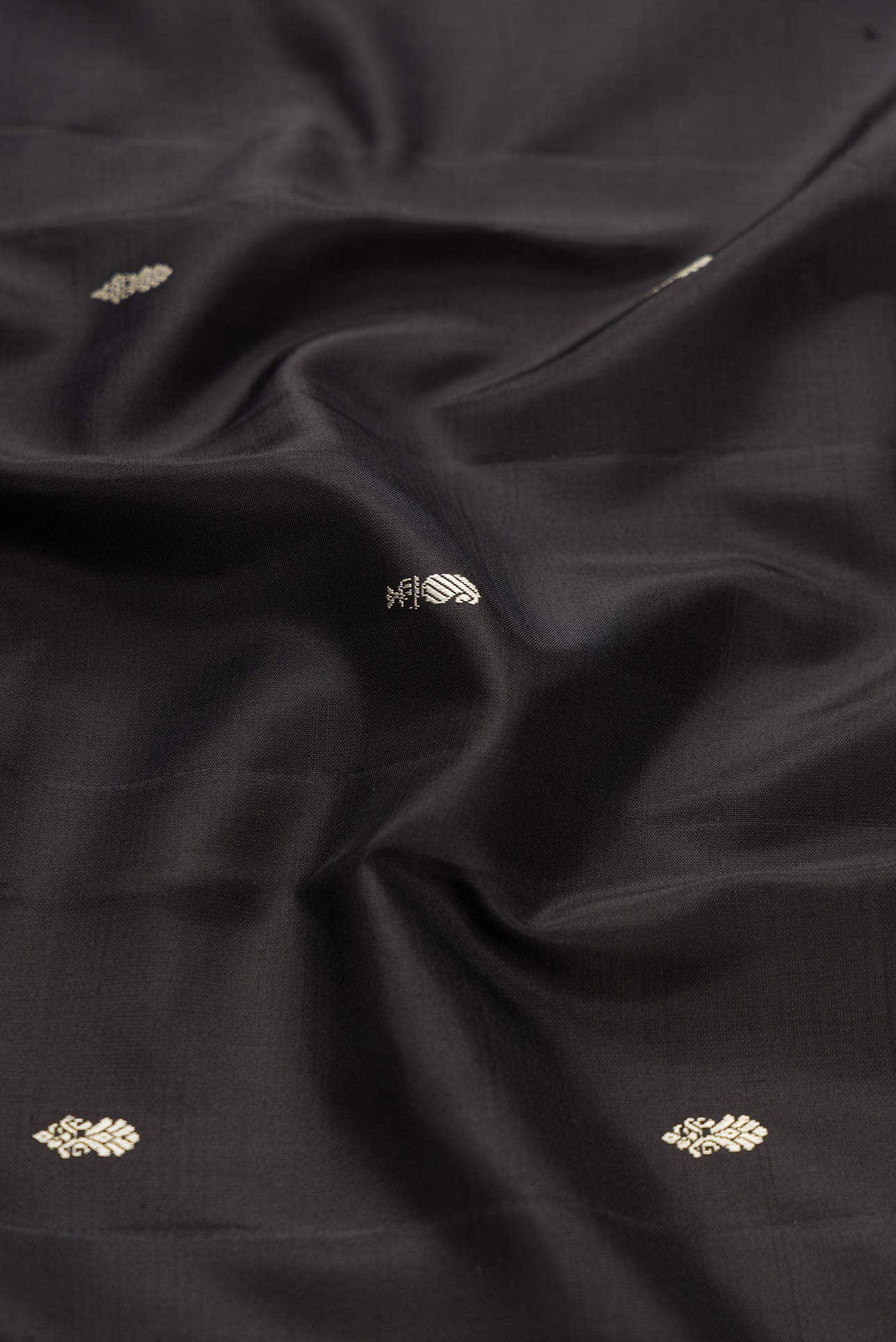 Black Kanchipuram Silk Saree