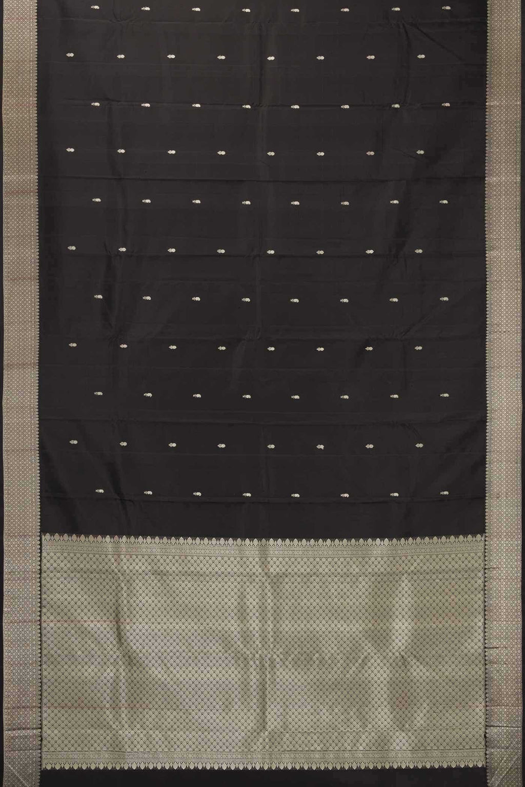 Black Kanchipuram Silk Saree