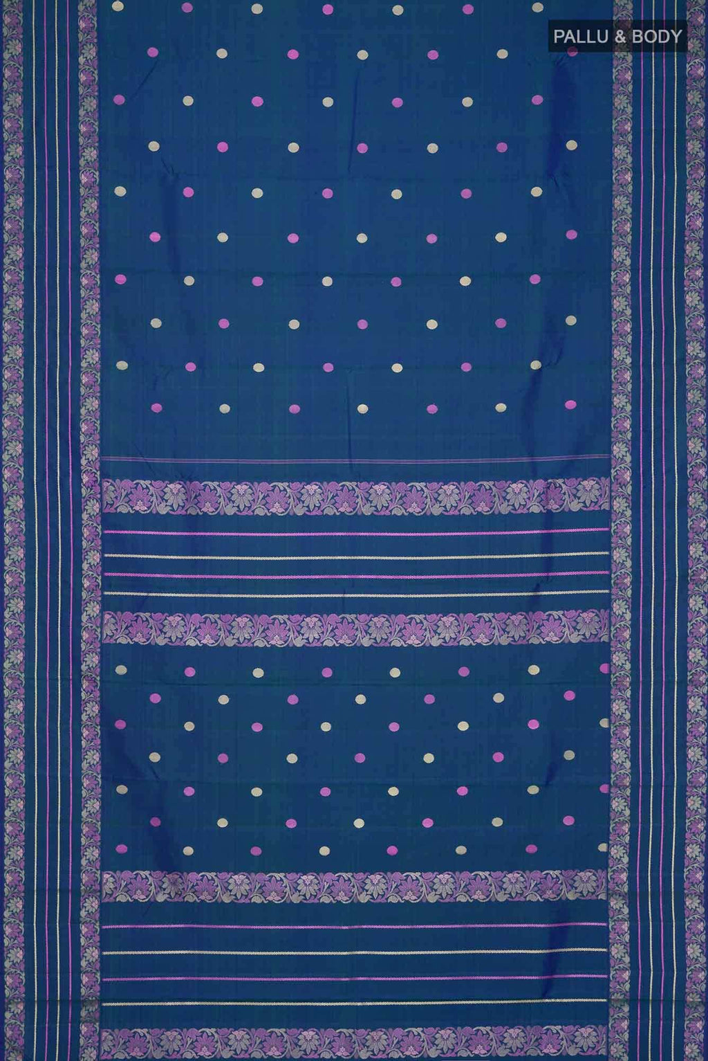 Blue Kanchipuram Silk Saree