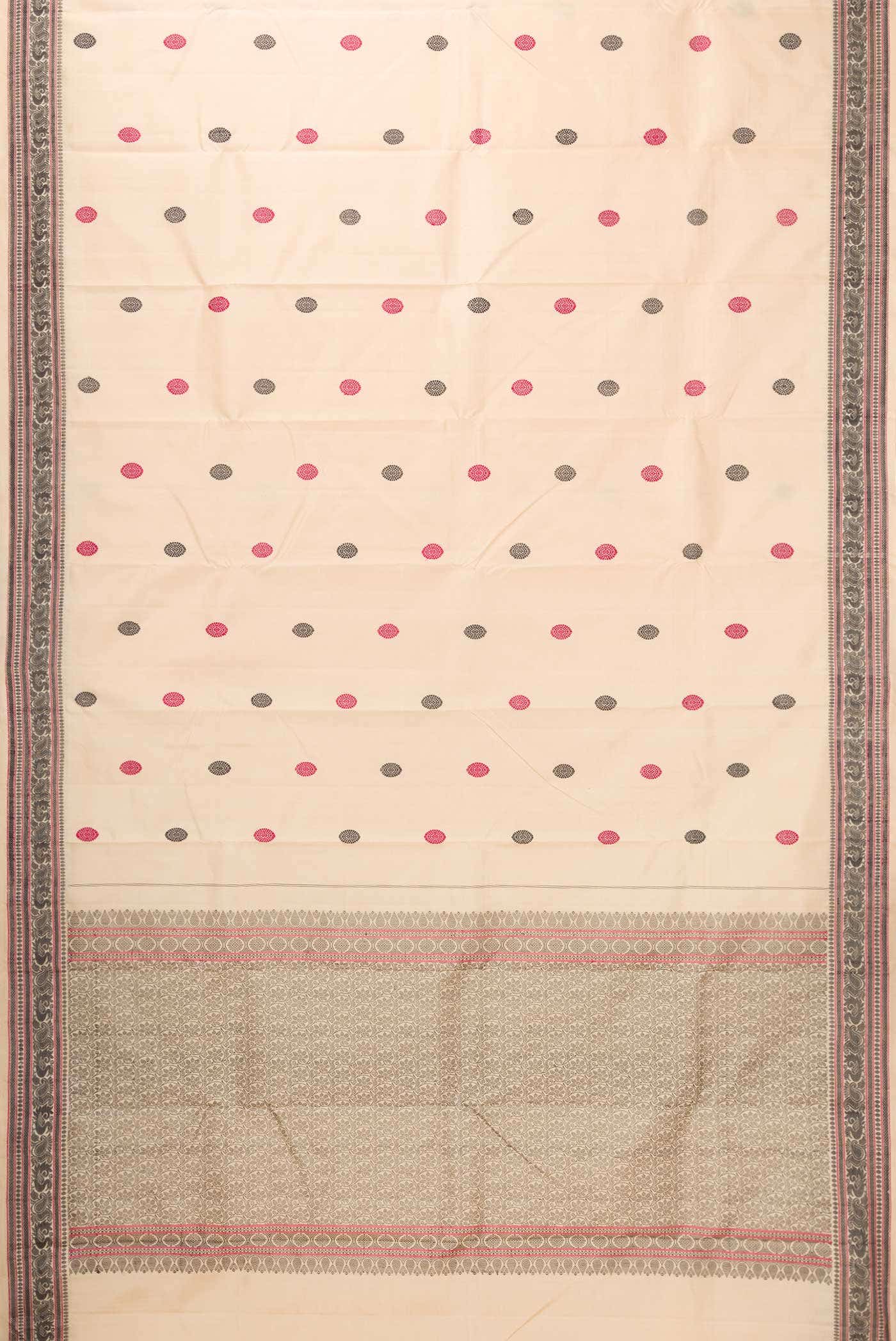 Sandal Dual Tone Kanchipuram Silk Saree