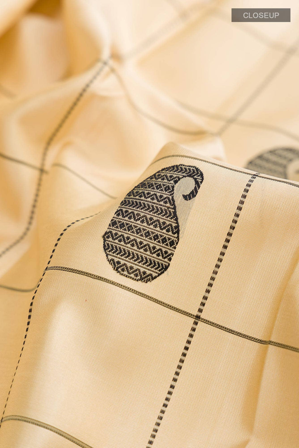 Sandal Kanchipuram Silk Saree