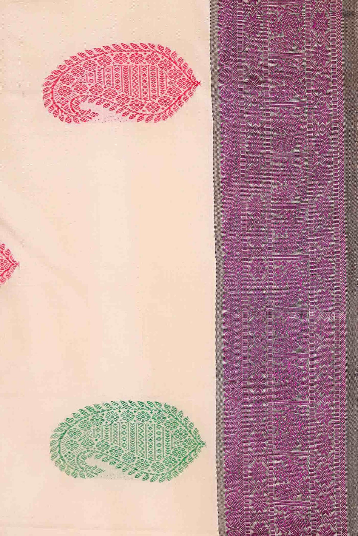 Rose Gold Kanjivaram Silk Saree