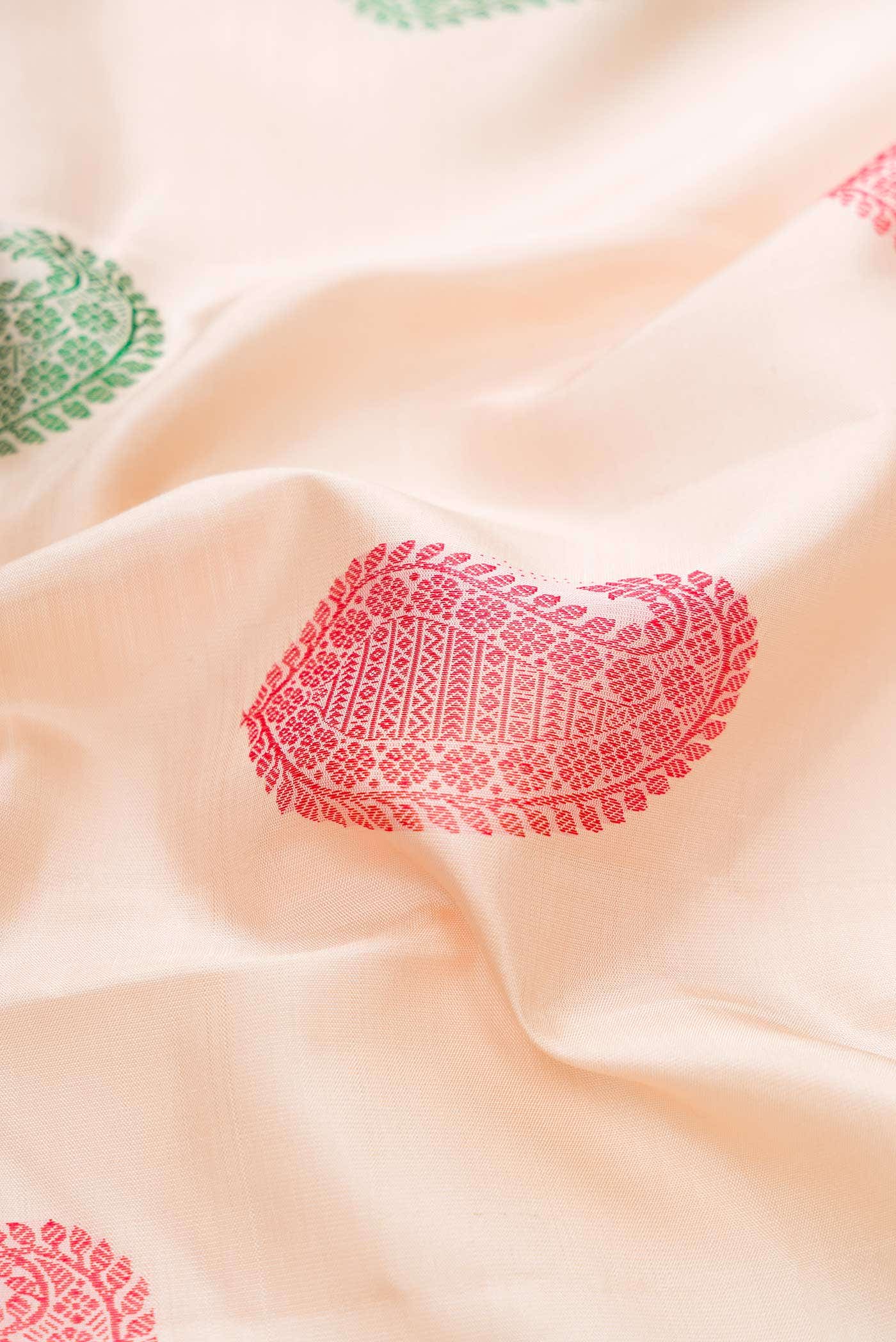 Rose Gold Kanchipuram Silk Saree