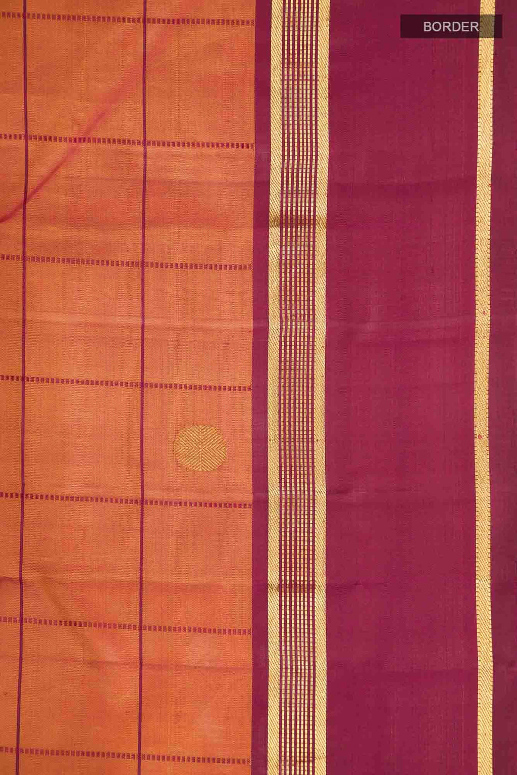 Mustard Kanchipuram Silk Saree