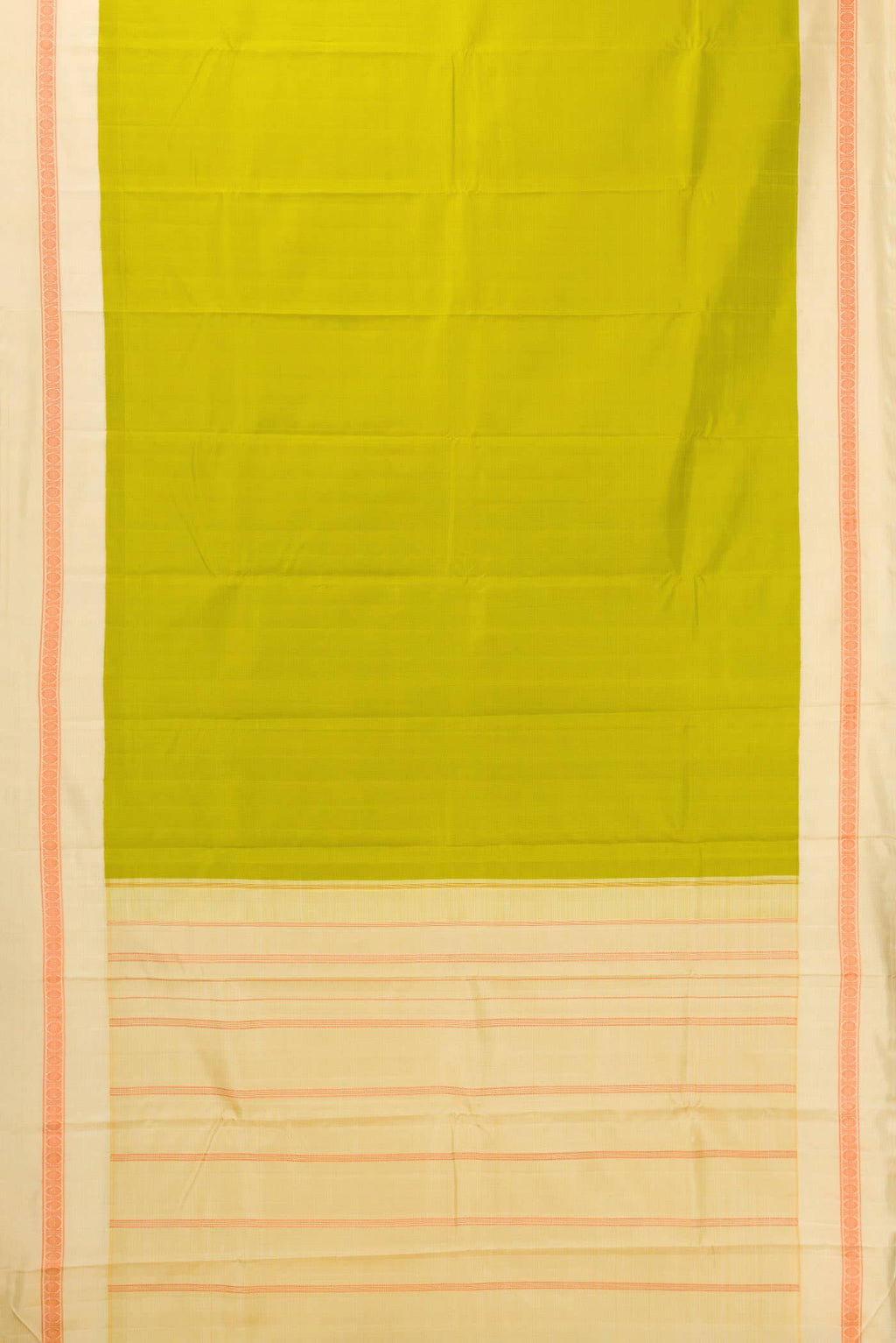 Parrot Green Kanchipuram Silk Saree