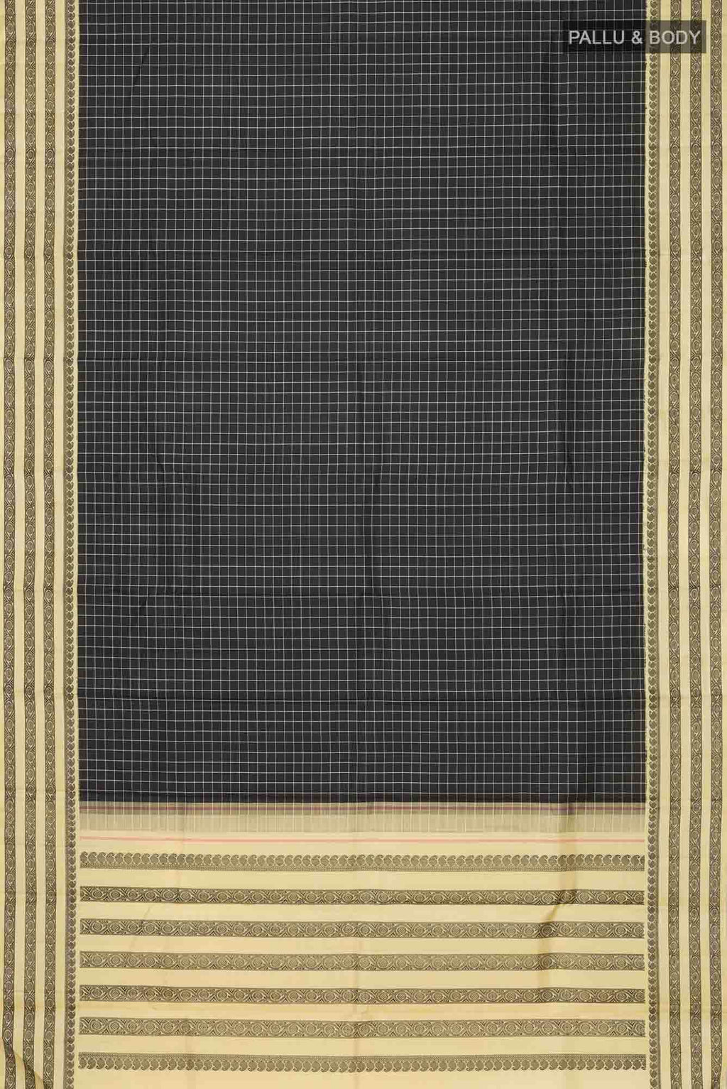 Black Kanchipuram Silk Saree