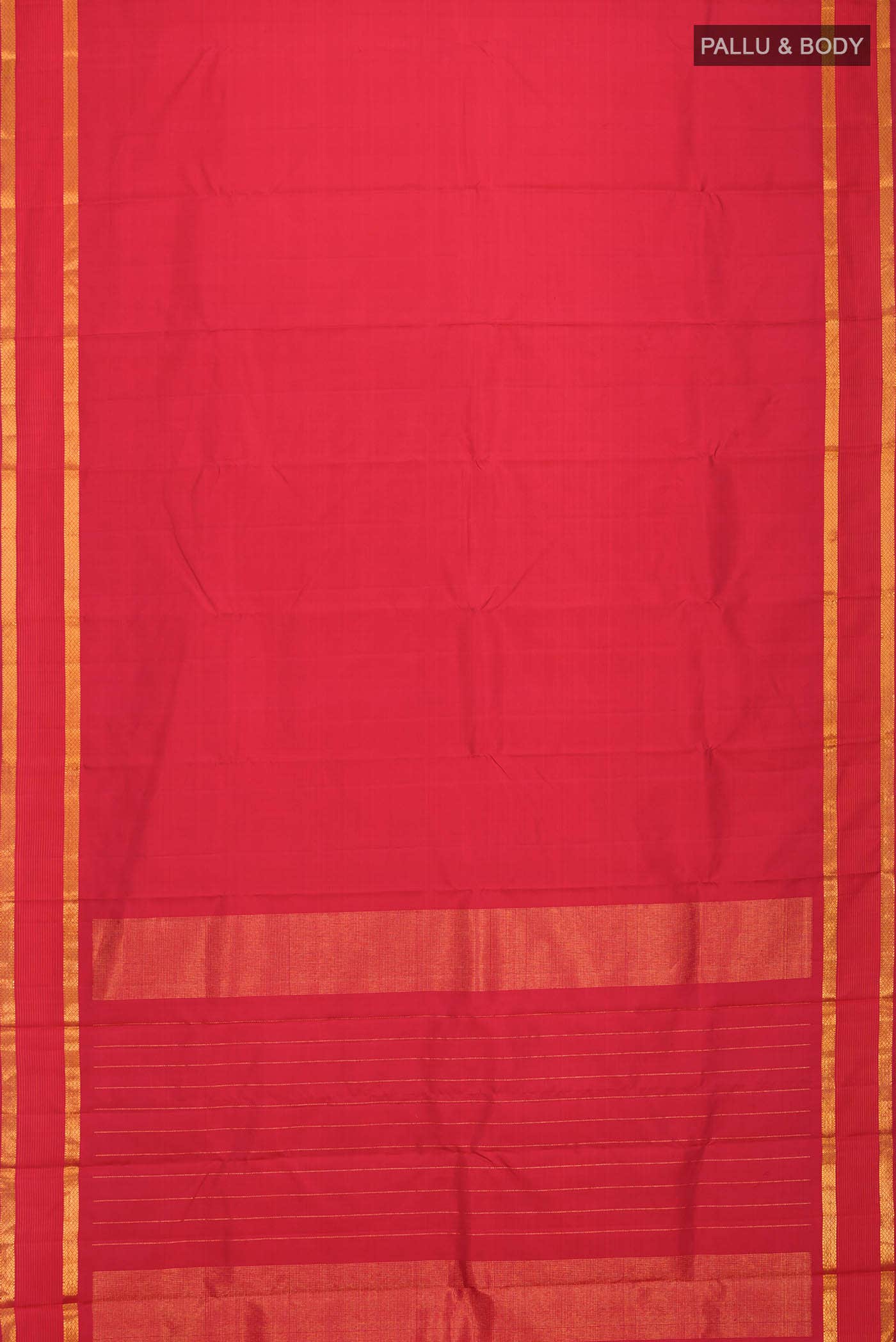 Red Kanchipuram Silk Saree