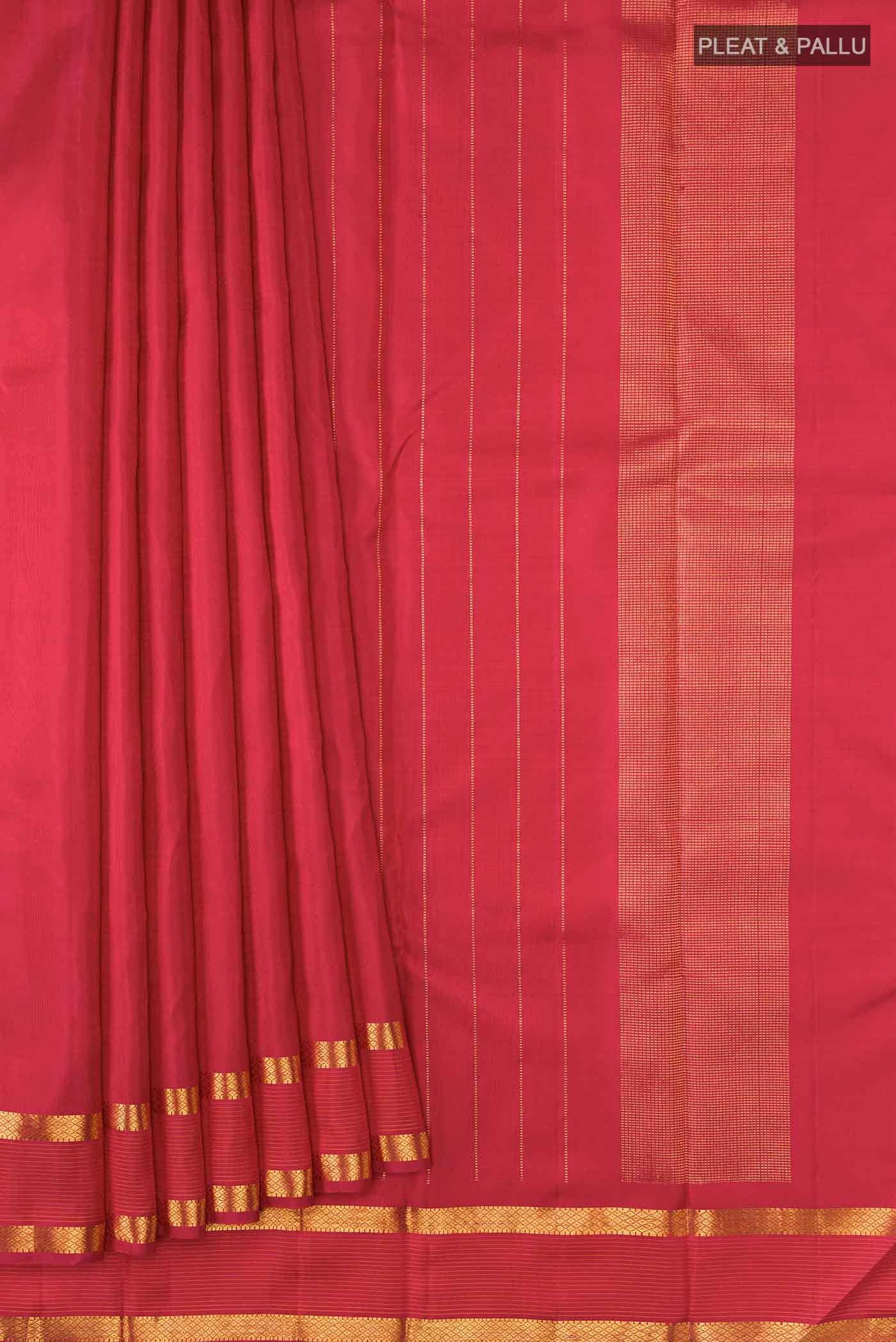Red Kanchipuram Silk Saree