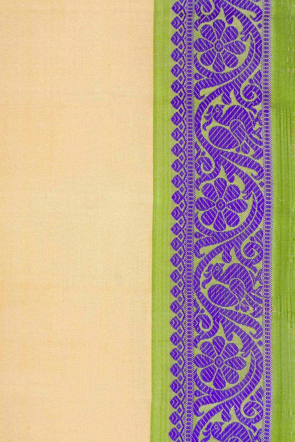 Sandal Dual Tone Kanchipuram Silk Saree